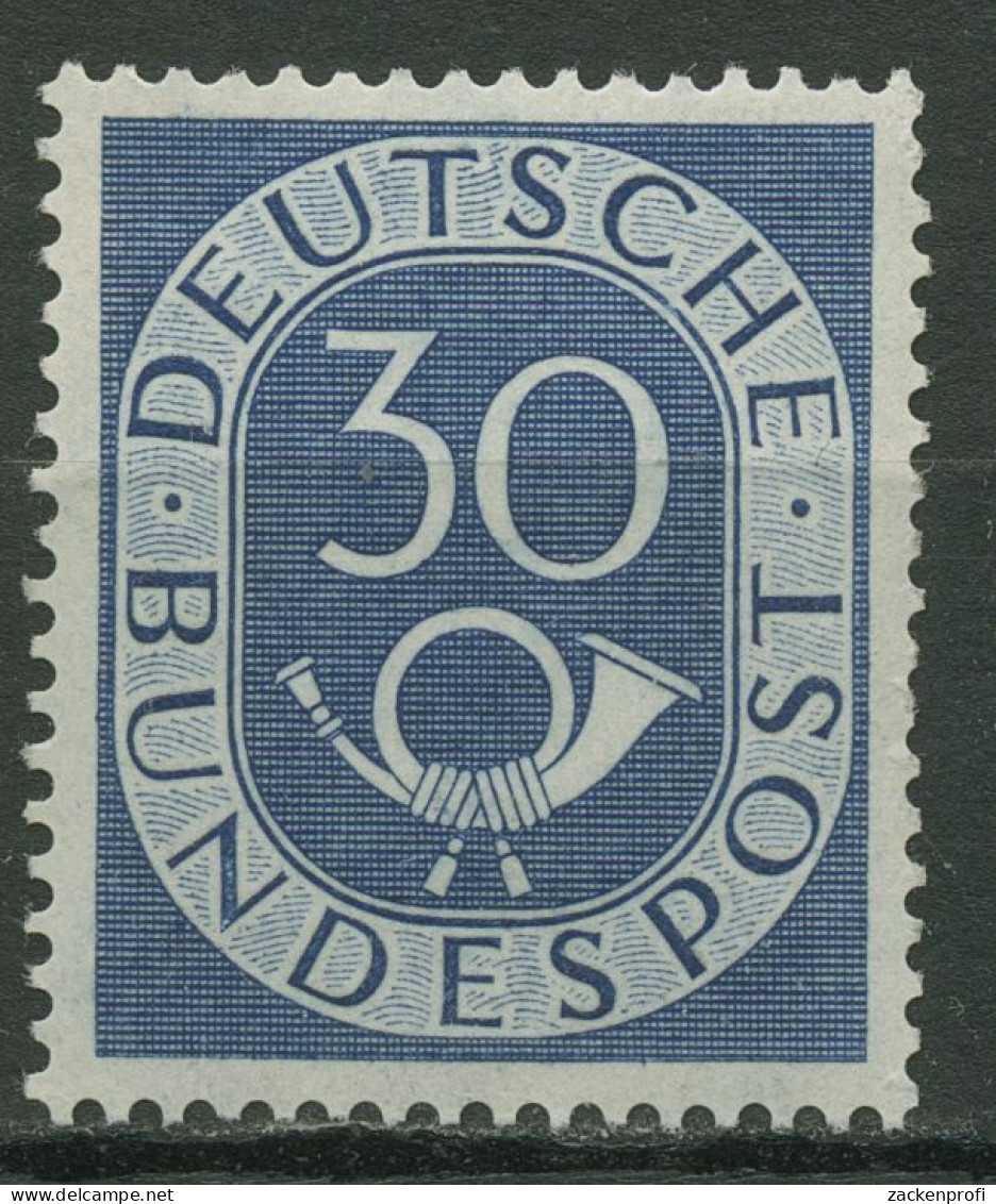 Bund 1951 Freimarke Posthorn 132 Mit Falz - Nuovi