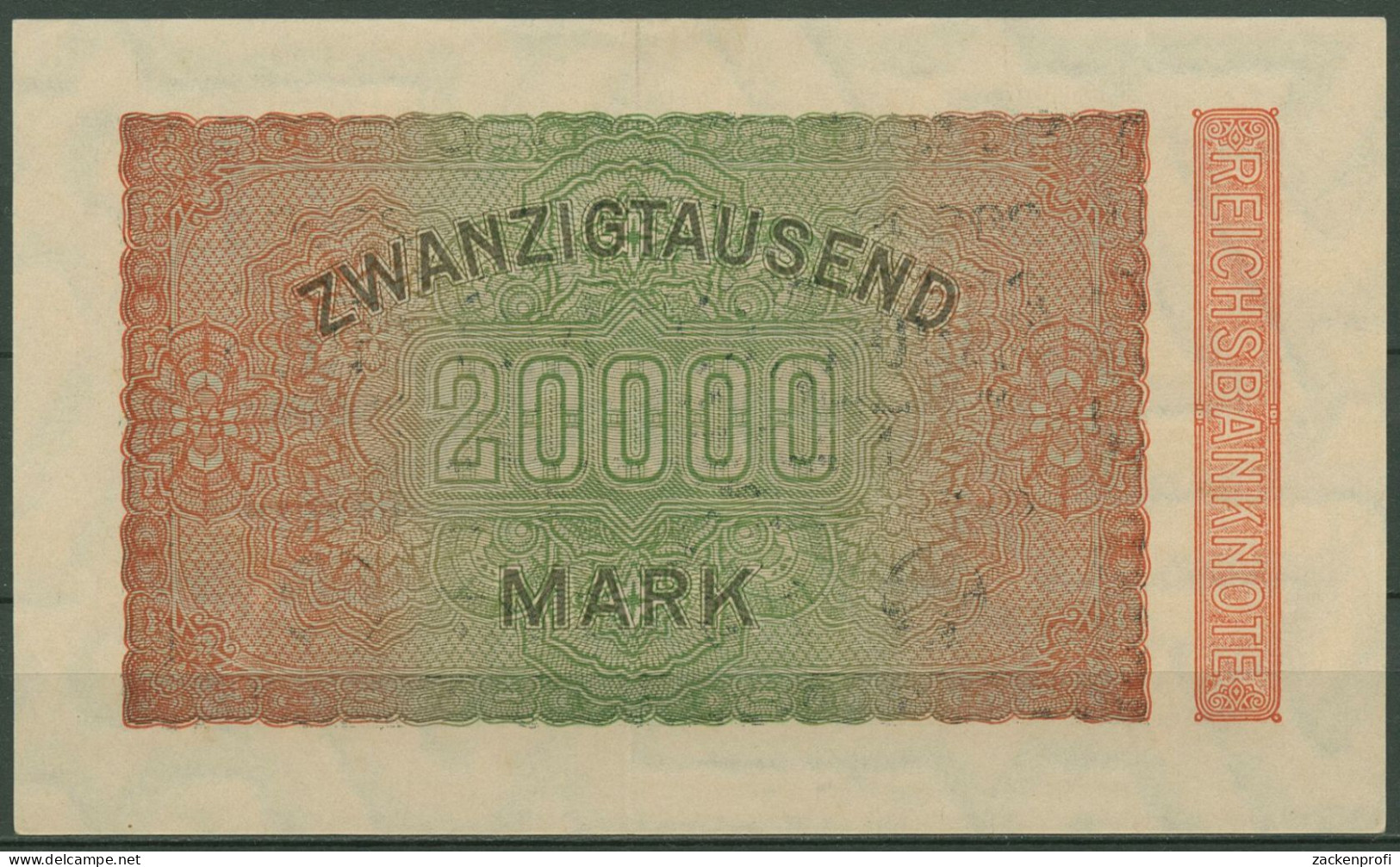 Dt. Reich 20000 Mark 1923, DEU-95i FZ FN, Fast Kassenfrisch (K1376) - 20000 Mark