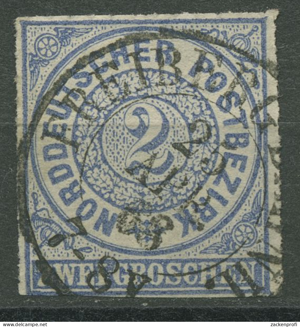 Norddeutscher Postbezirk NDP 1868 2 Gr. 5 Mit SA-K2-Stempel FREIBERG BAHNHOF - Oblitérés