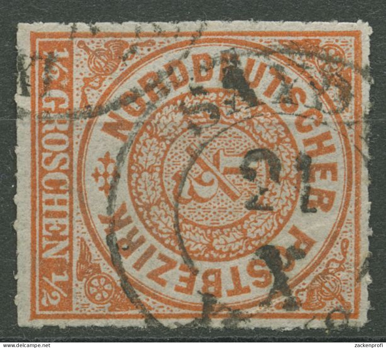 Norddeutscher Postbezirk NDP 1868 1/2 Groschen 3 Mit SA K2-Stpl. SAYDA - Oblitérés