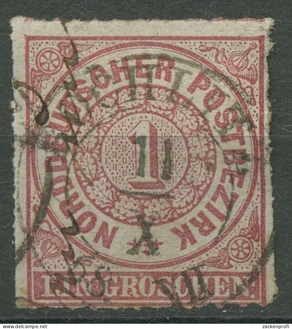 Norddeutscher Postbezirk NDP 1868 1 Gr. 4 Mit SA K2-Stpl. ROCHLITZ - Used