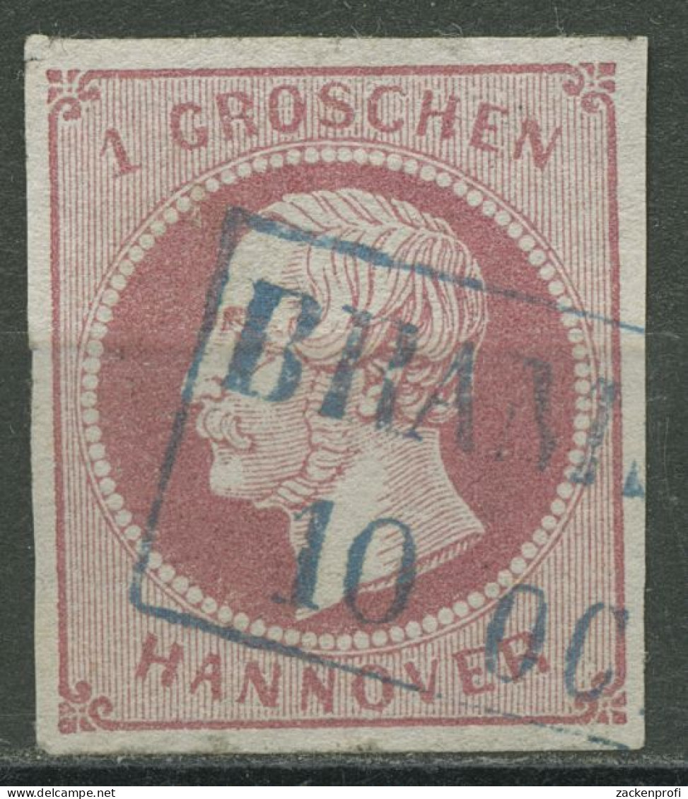 Hannover 1859 König Georg V. 14 A Gestempelt - Hanovre