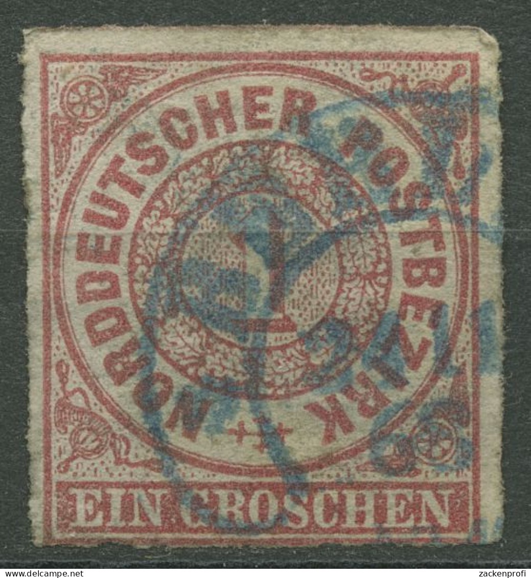 Norddeutscher Postbezirk NDP 1868 1 Gr. 4 Mit HE-Stempel BERLIN Blau - Used