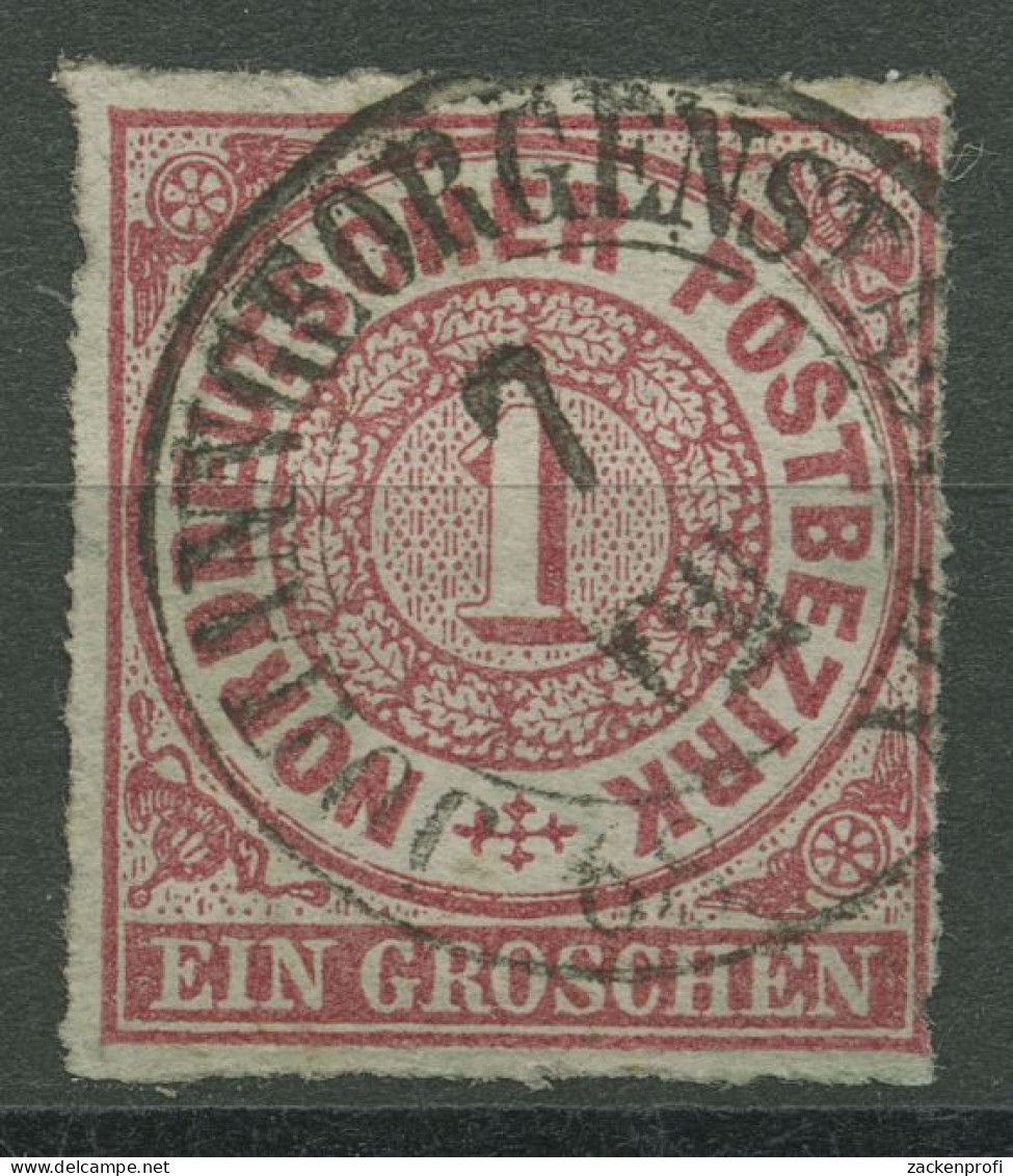 Norddeutscher Postbezirk NDP 1868 1 Gr. 4 Mit SA K2-Stpl. JOHANNGEORGENSTADT - Oblitérés