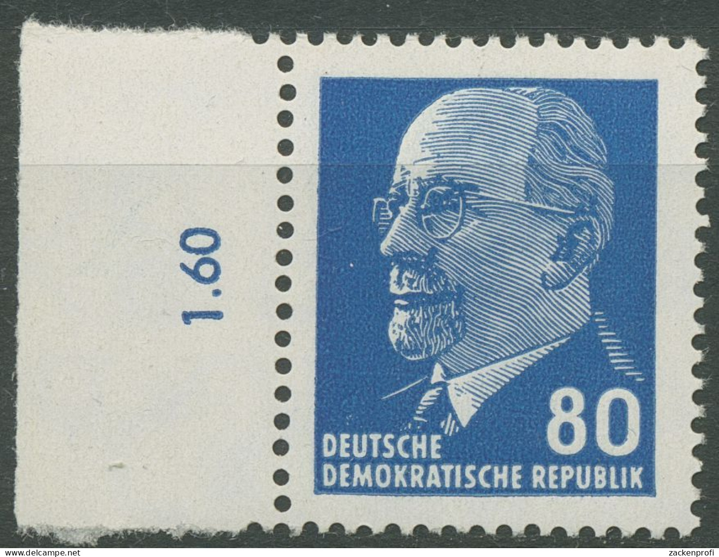DDR 1967 Walter Ulbricht 1331 Ax I Rand Links Postfrisch - Unused Stamps