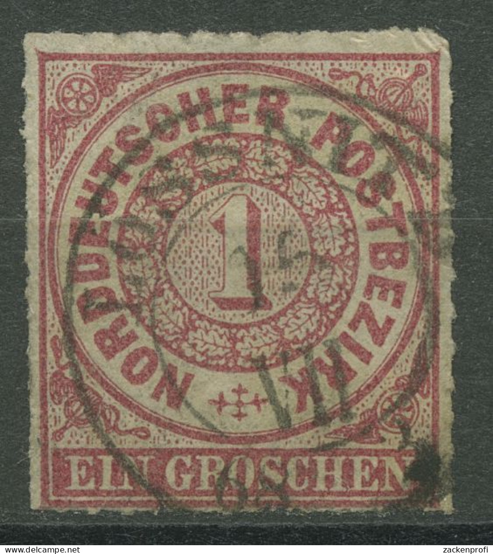 Norddeutscher Postbezirk NDP 1868 1 Gr. 4 Mit SA K2-Stpl. LÖSSNITZ - Used
