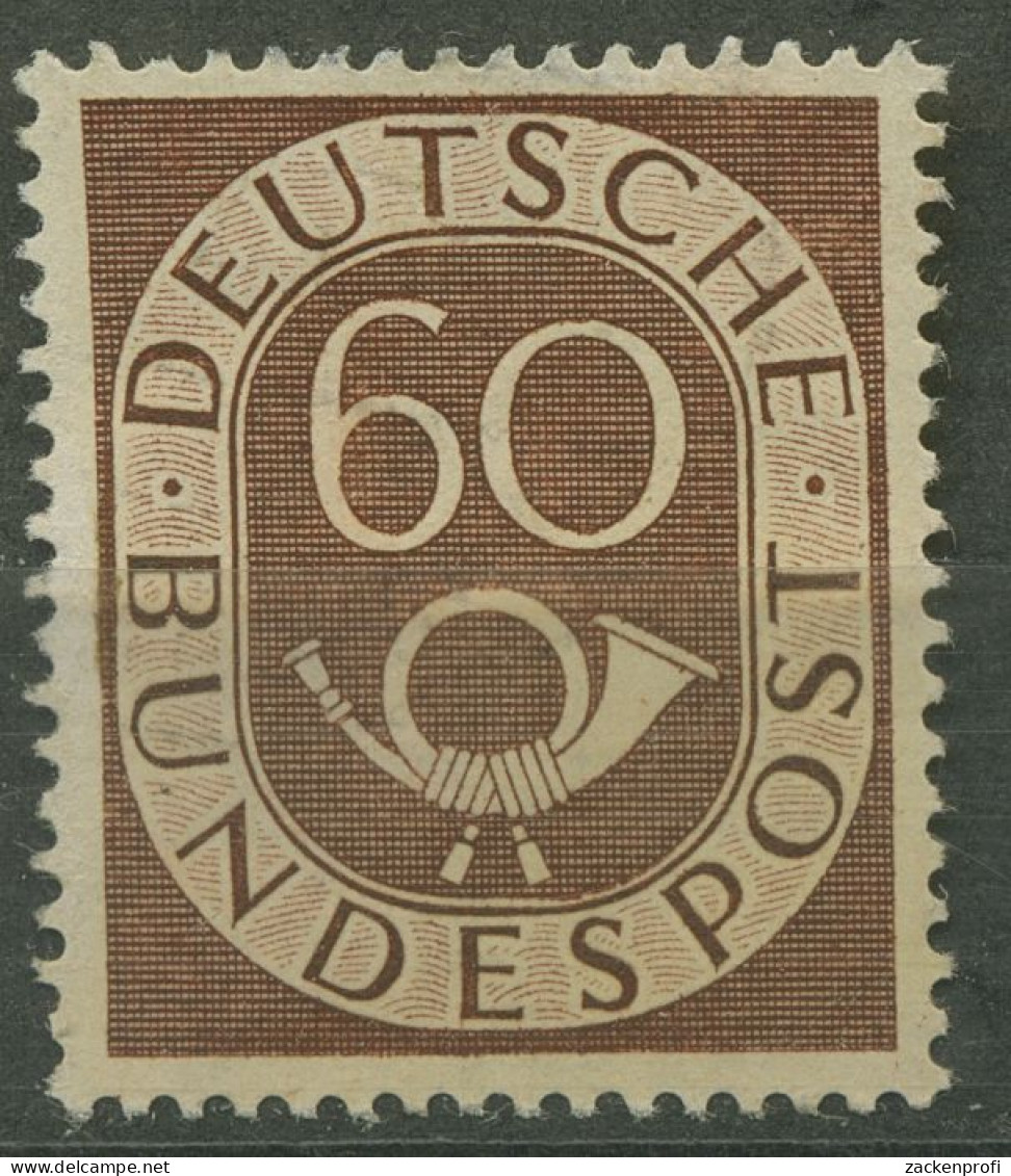Bund 1951 Freimarke Posthorn 135 Mit Neugummierung (R81042) - Nuovi