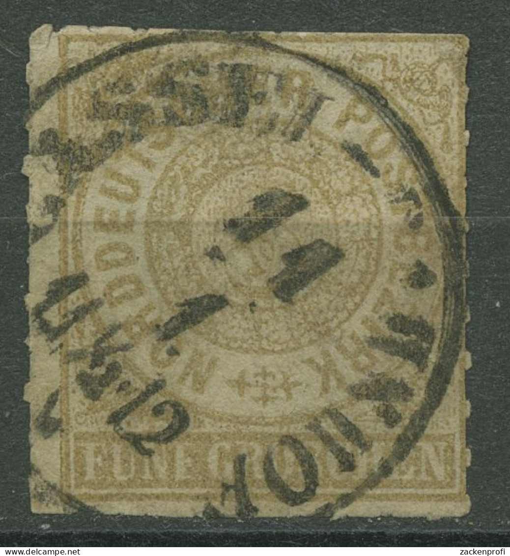 Norddeutscher Postbezirk NDP 1868 5 Groschen 6 Gestempelt, Kl. Fehler - Used