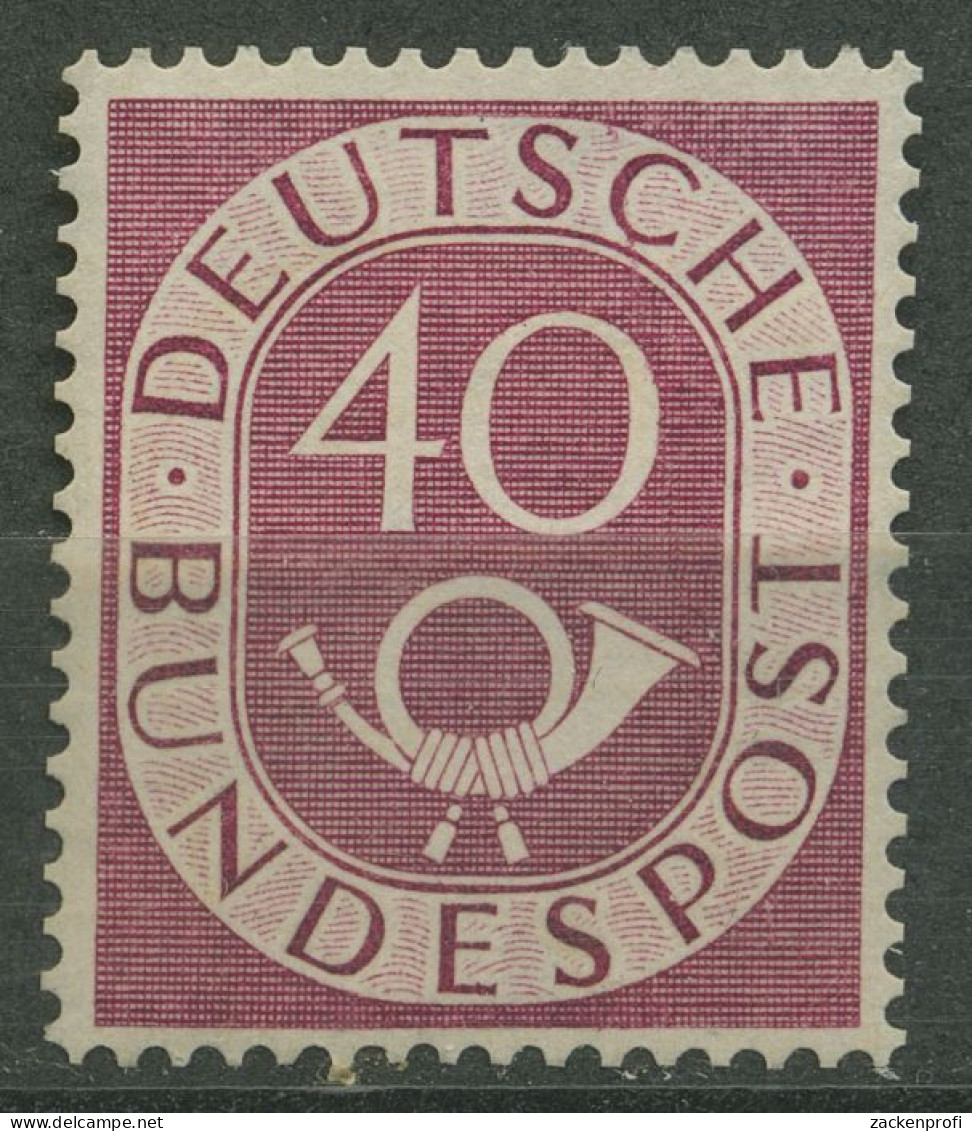 Bund 1951 Freimarke Posthorn 133 Mit Neugummierung (R81046) - Ungebraucht