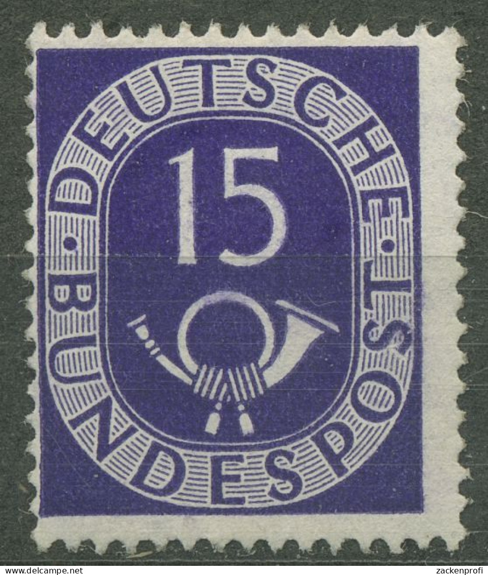 Bund 1951 Freimarke Posthorn 129 Mit Neugummierung (R81052) - Unused Stamps