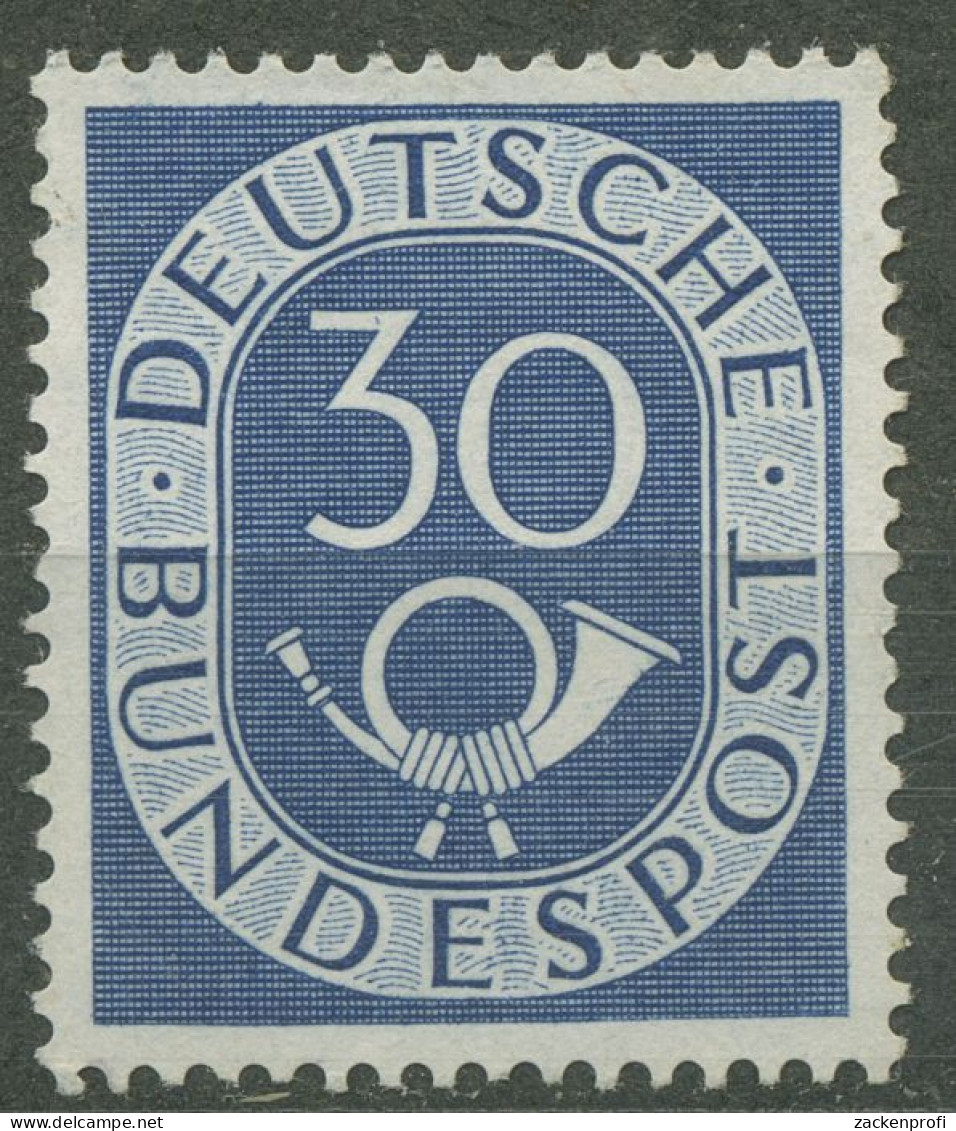 Bund 1951 Freimarke Posthorn 132 Ungebraucht Ohne Gummierung, (R81047) - Neufs