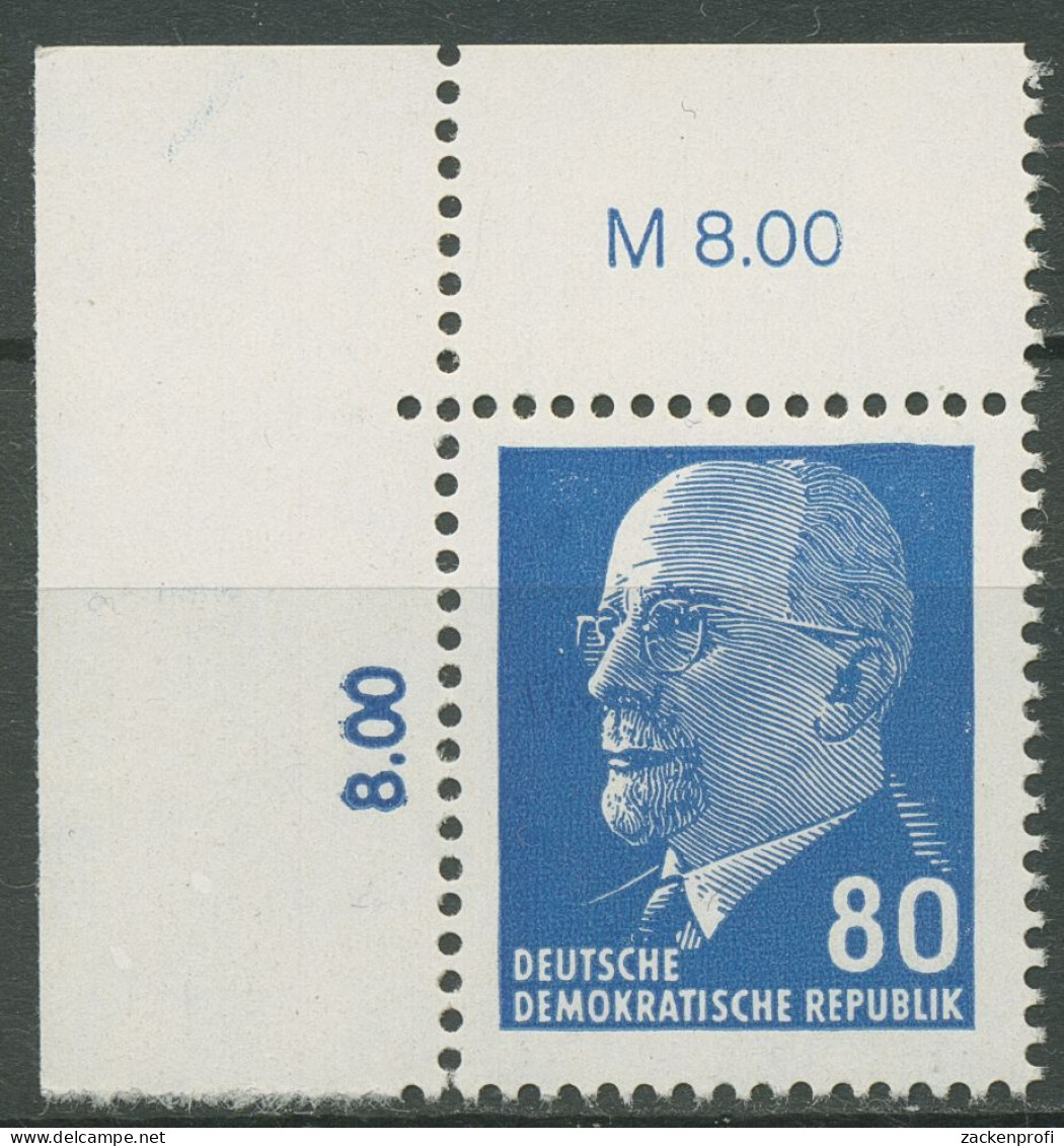 DDR 1967 Walter Ulbricht 1331 Az II OR 3 Ecke 1 Postfrisch - Unused Stamps