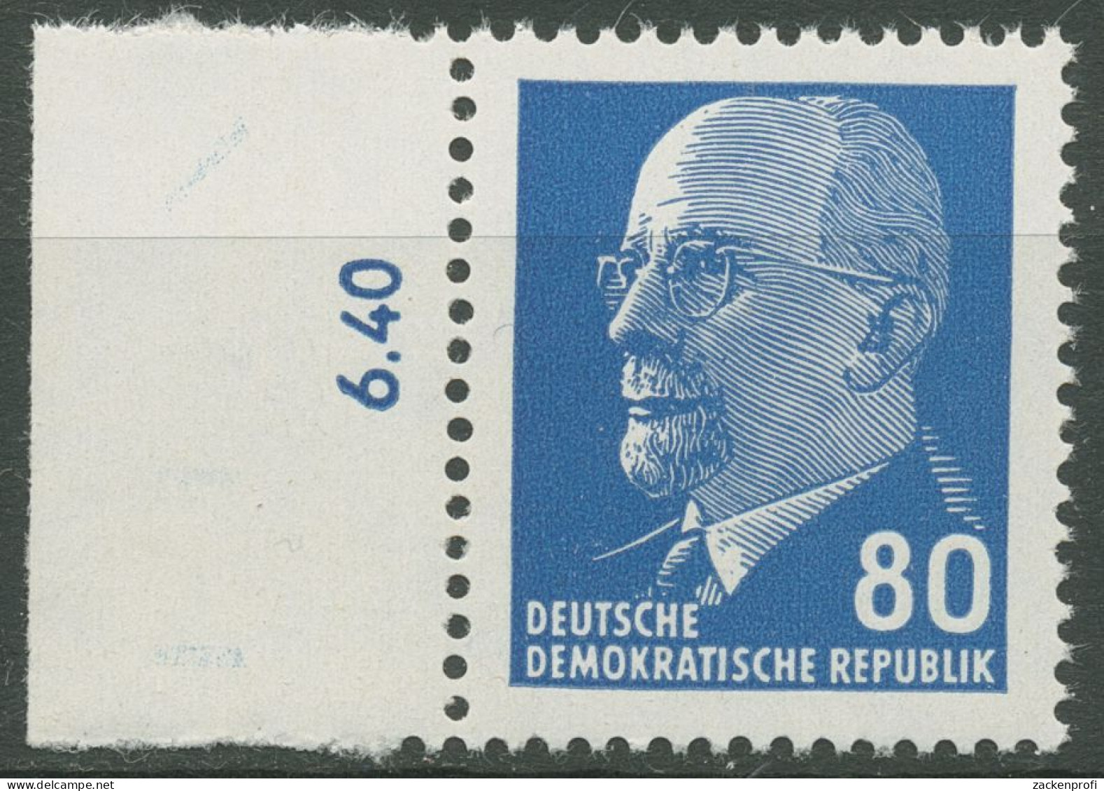 DDR 1967 Walter Ulbricht 1331 Az II Rand Links Postfrisch - Unused Stamps