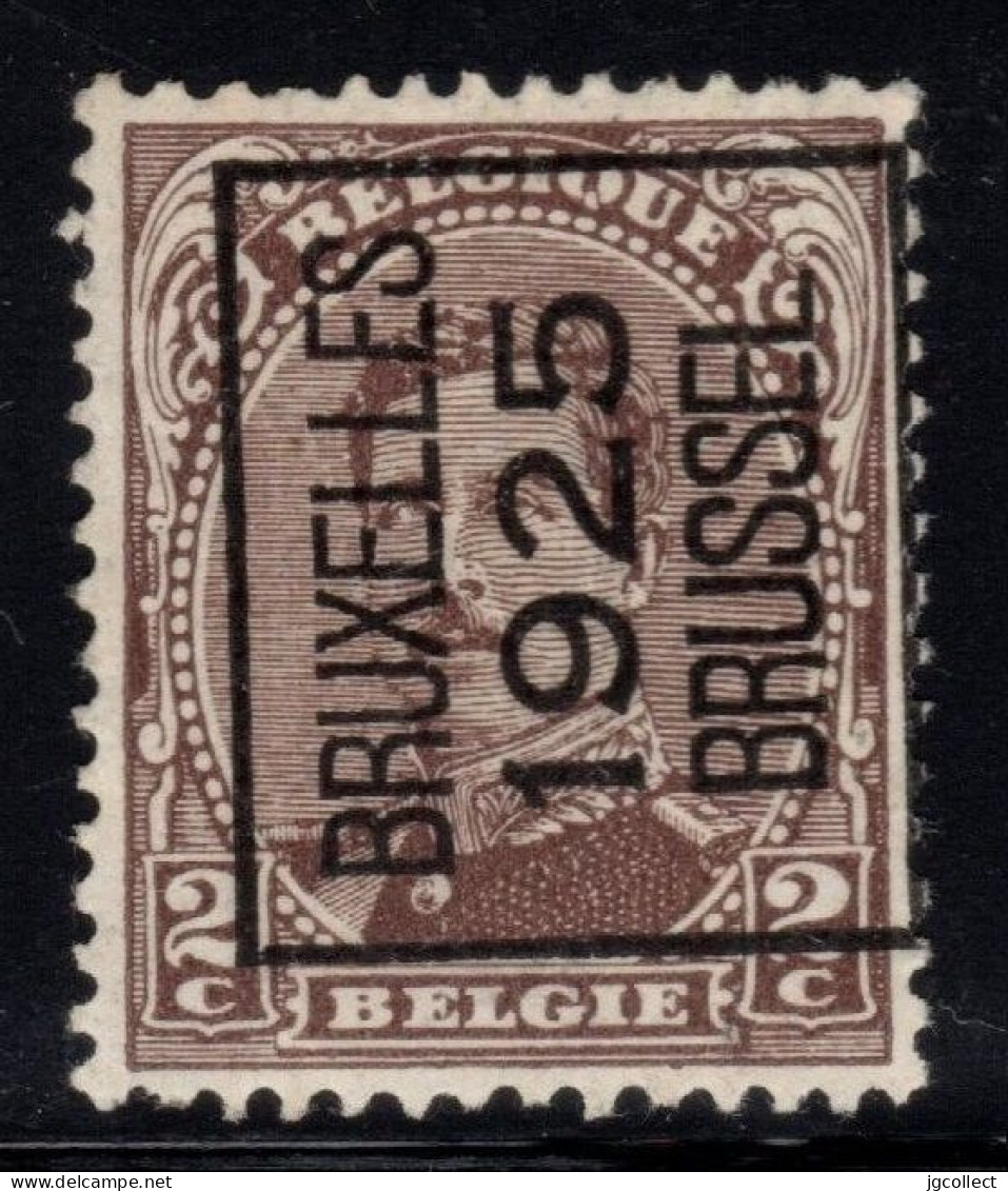 Typo 109A (BRUXELLES 1925 BRUSSEL) - O/used - Sobreimpresos 1922-26 (Alberto I)