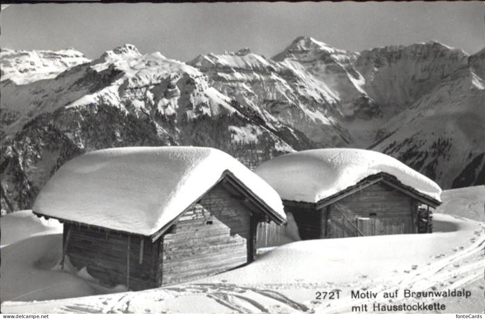 11017692 Braunwald GL Alp Hausstockkette Braunwald - Other & Unclassified