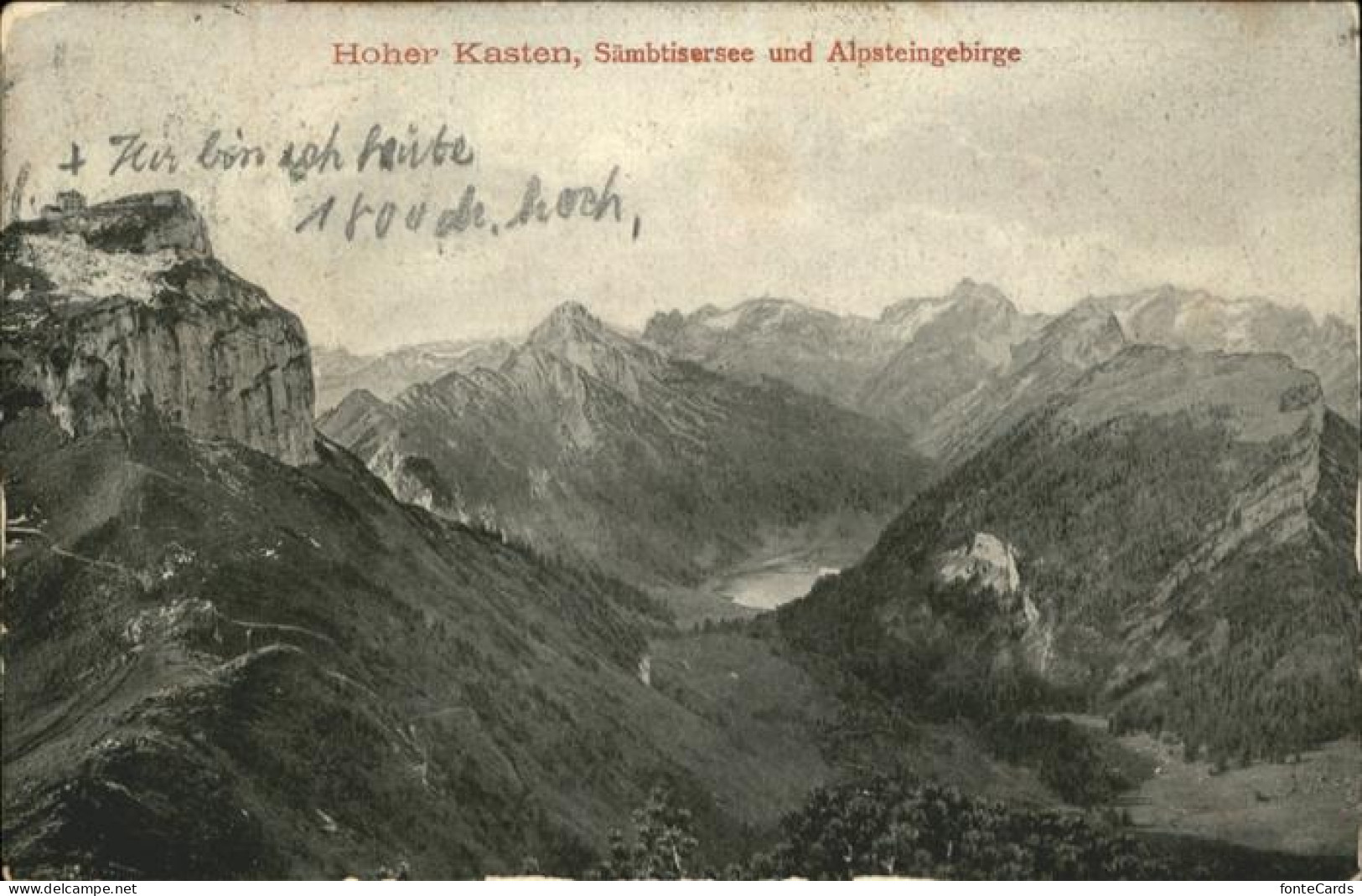 11017685 Hoher Kasten Saembtisersee  Appenzeller Alpen - Autres & Non Classés