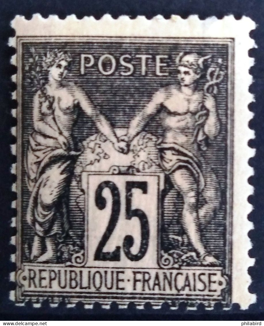 FRANCE                           N° 97                  NEUF*              Cote :   120 € - 1876-1898 Sage (Type II)