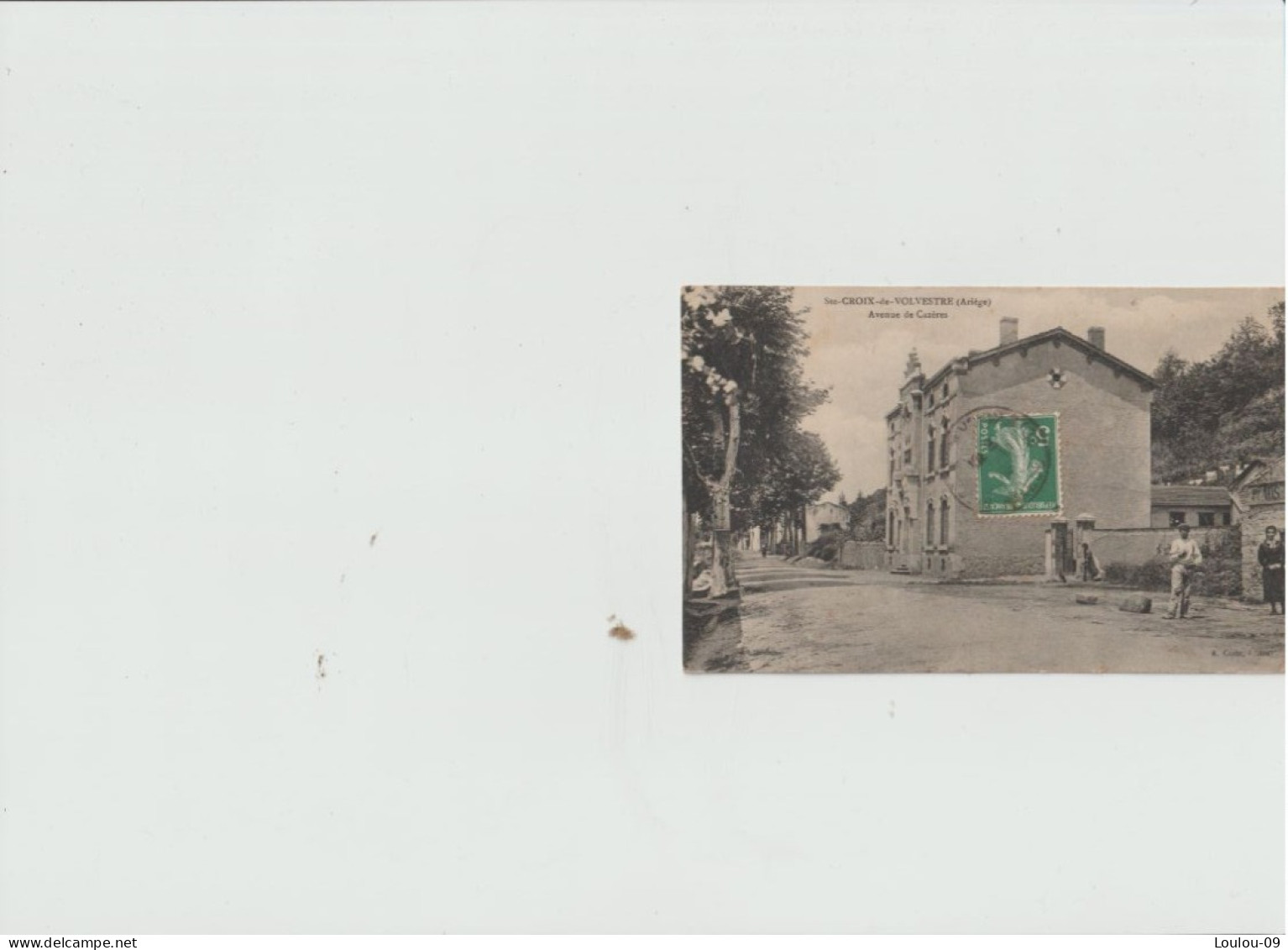 Ariège -Ste.Croix-Volvestre -1910-avenue De Cazères - Autres & Non Classés