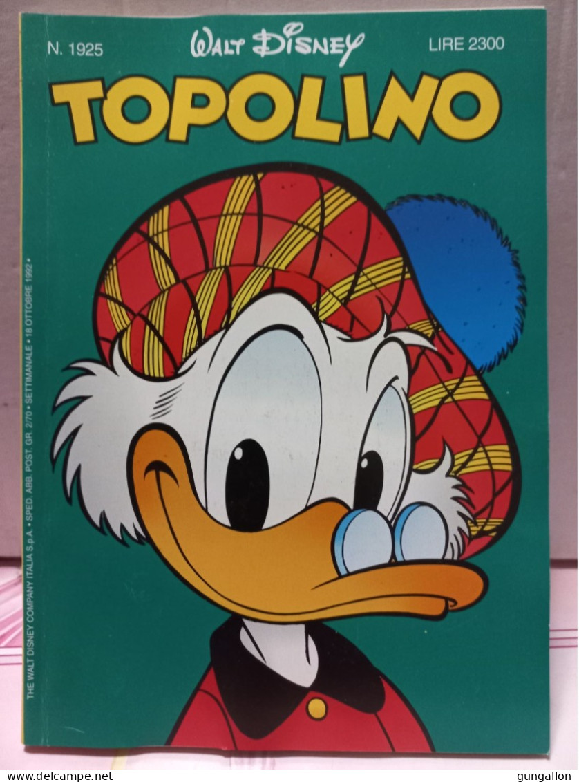 Topolino (Mondadori 1992) N. 1925 - Disney