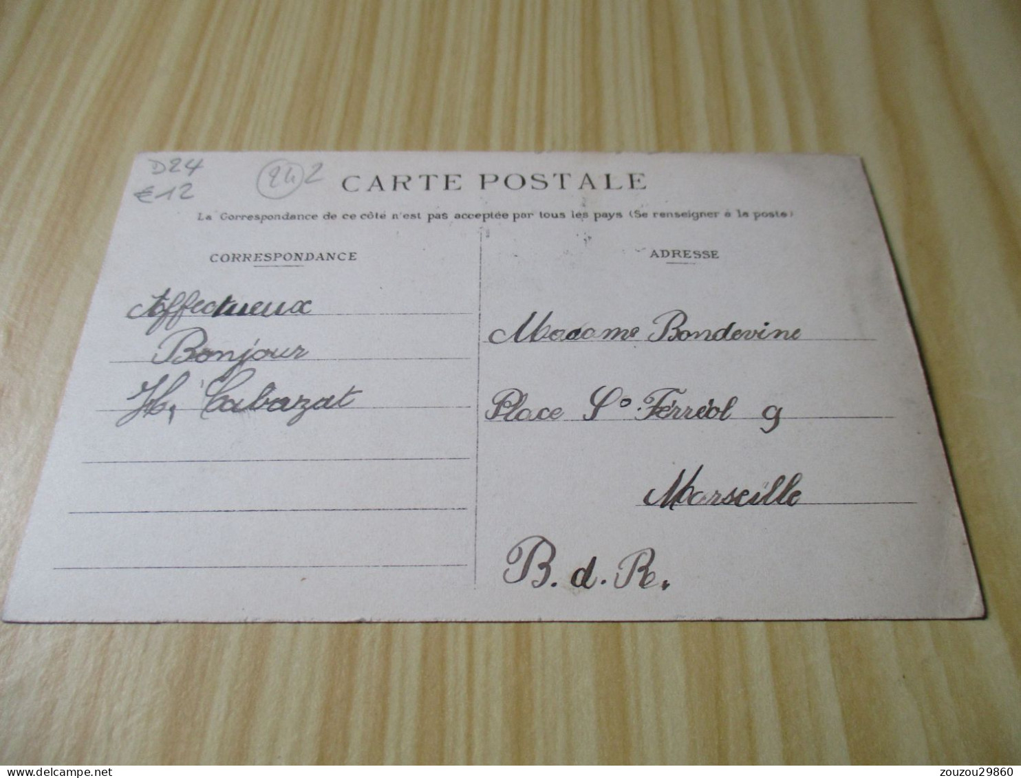 CPA Périgueux (24).Le Greffe - Carte Animée, Oblitérée Le 16/09/1908. - Périgueux