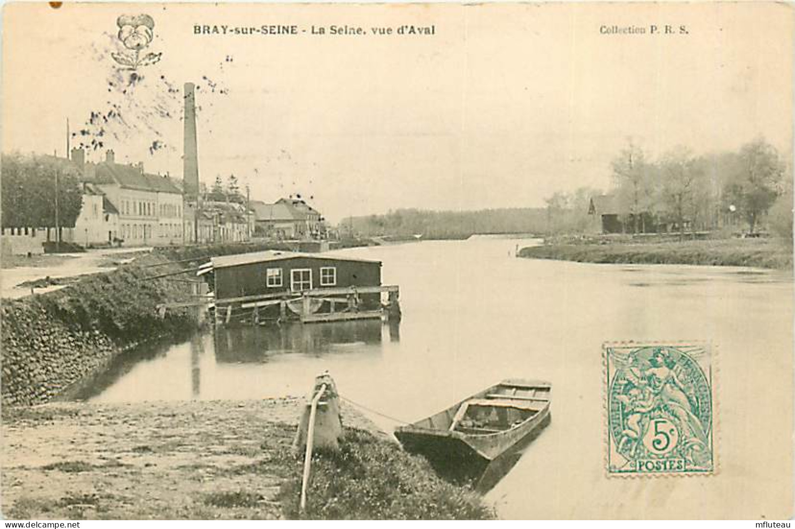77* BRAY SUR SEINE    La Seine Vue D Aval        RL08.0535 - Bray Sur Seine
