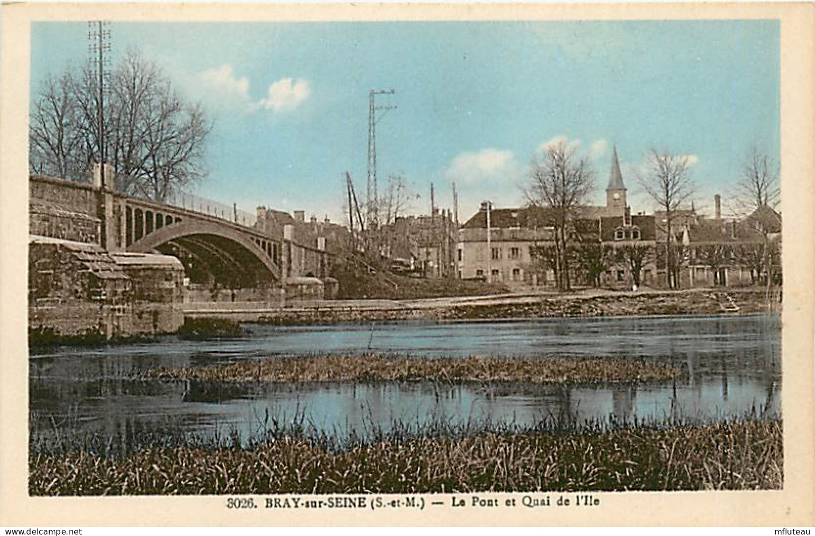 77* BRAY SUR SEINE  Le Pont Et Quai De L Ile        RL08.0431 - Bray Sur Seine