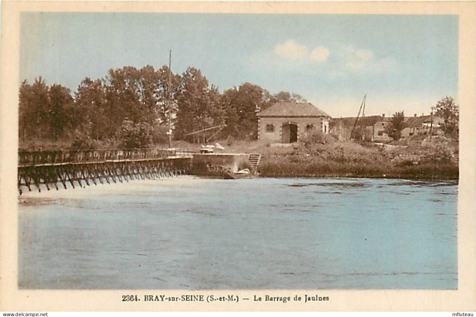 77* BRAY SUR SEINE Le Barrage De  Jaulnes         RL08.0430 - Bray Sur Seine