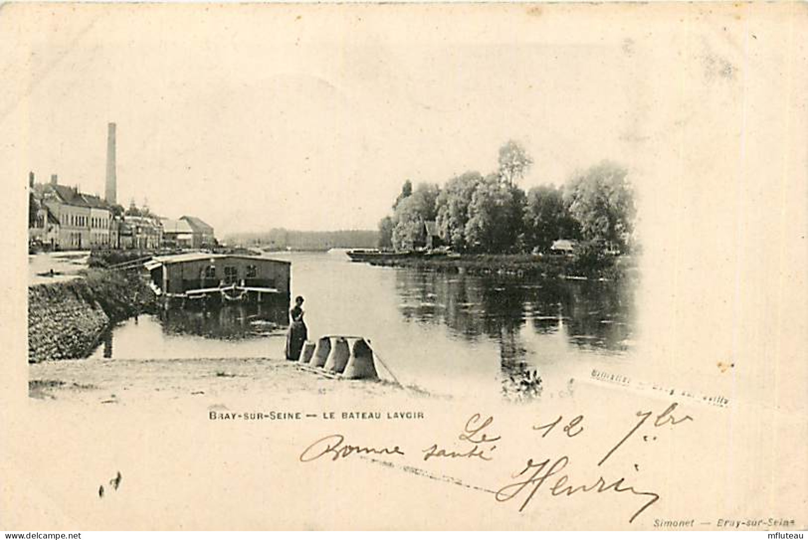 77* BRAY SUR SEINE     Le Bateau Lavoir     RL08.0420 - Bray Sur Seine