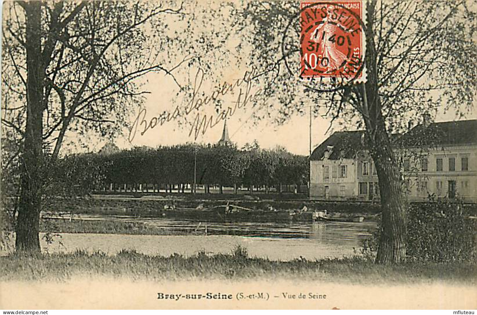 77* BRAY SUR SEINE  Vue De Seine       RL08.0418 - Bray Sur Seine