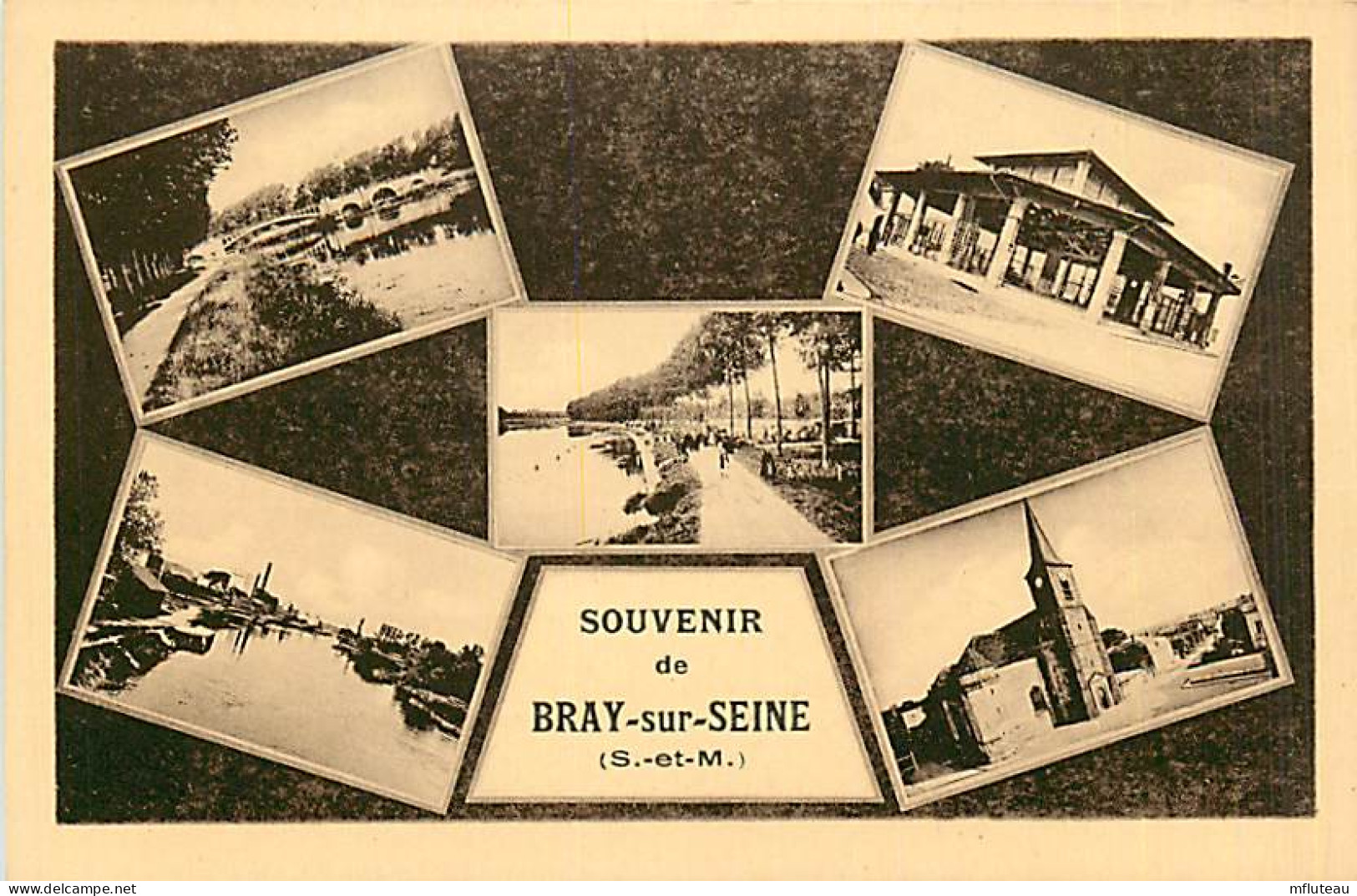 77* BRAY SUR SEINE  Souvenir-  Multivues       RL08.0406 - Bray Sur Seine