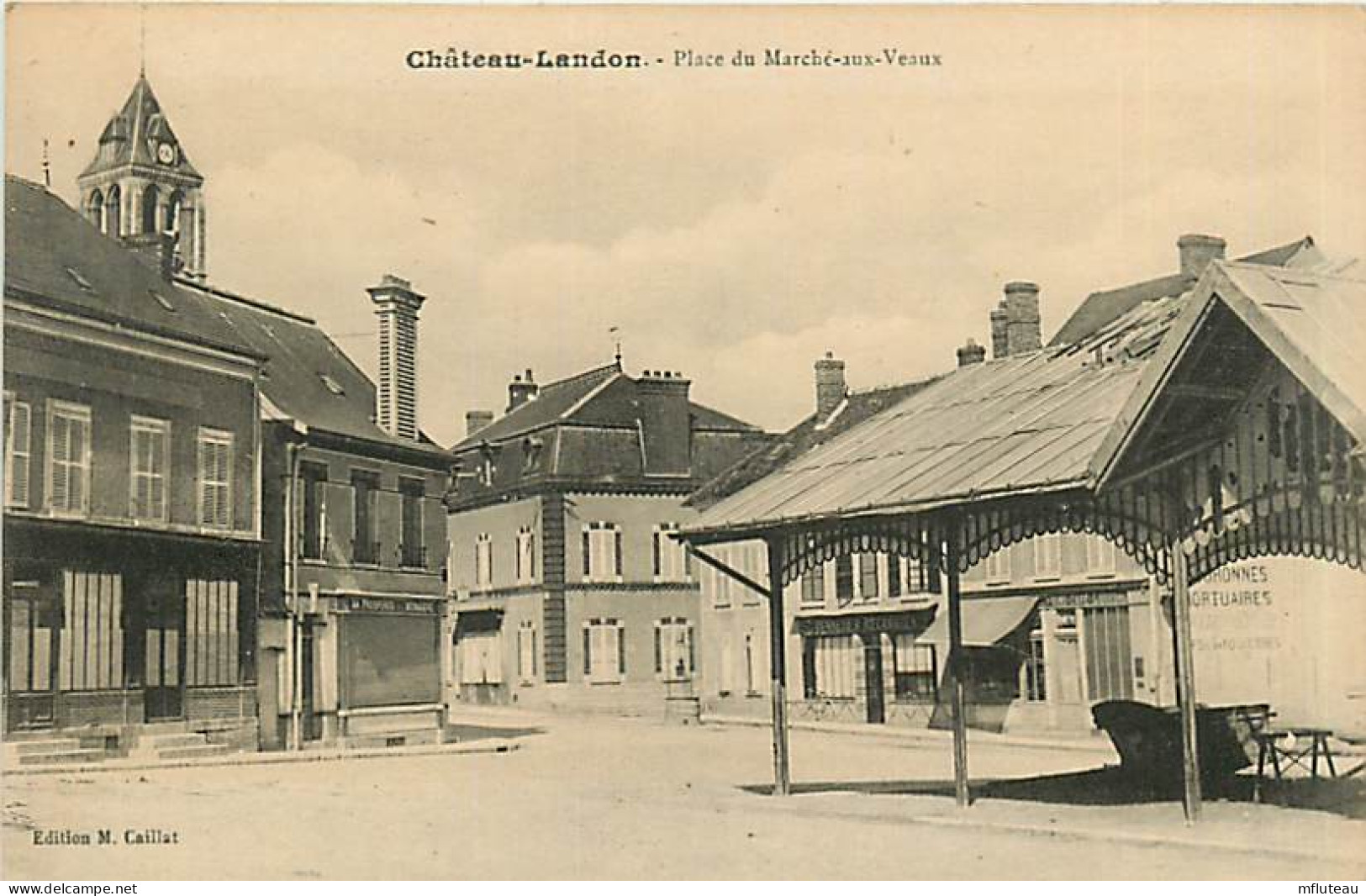 77* CHATEAU LANDON   Place Du Marche Au Veaux      RL08.0362 - Chateau Landon
