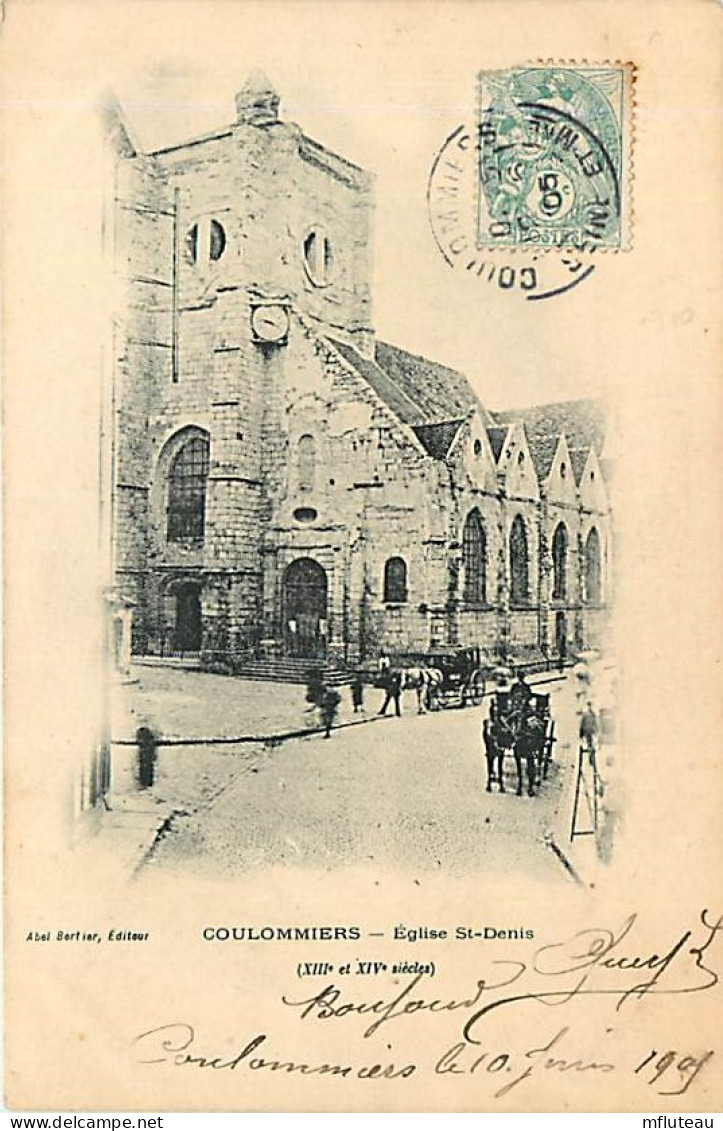 77* COULOMMIERS     Eglise St Denis      RL08.0324 - Coulommiers