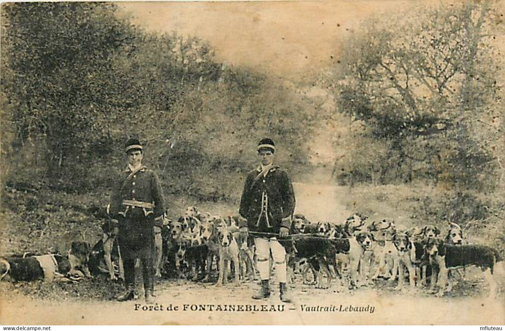 77* FONTAINEBLEAU  Chasse A Courre  Vautrait Lebaudy      RL08.0256 - Jagd