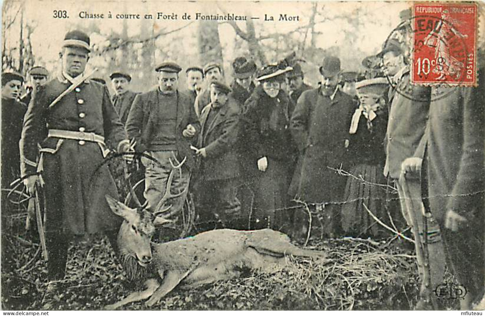 77* FONTAINEBLEAU  Chasse A Courre   La Mort      RL08.0169 - Chasse