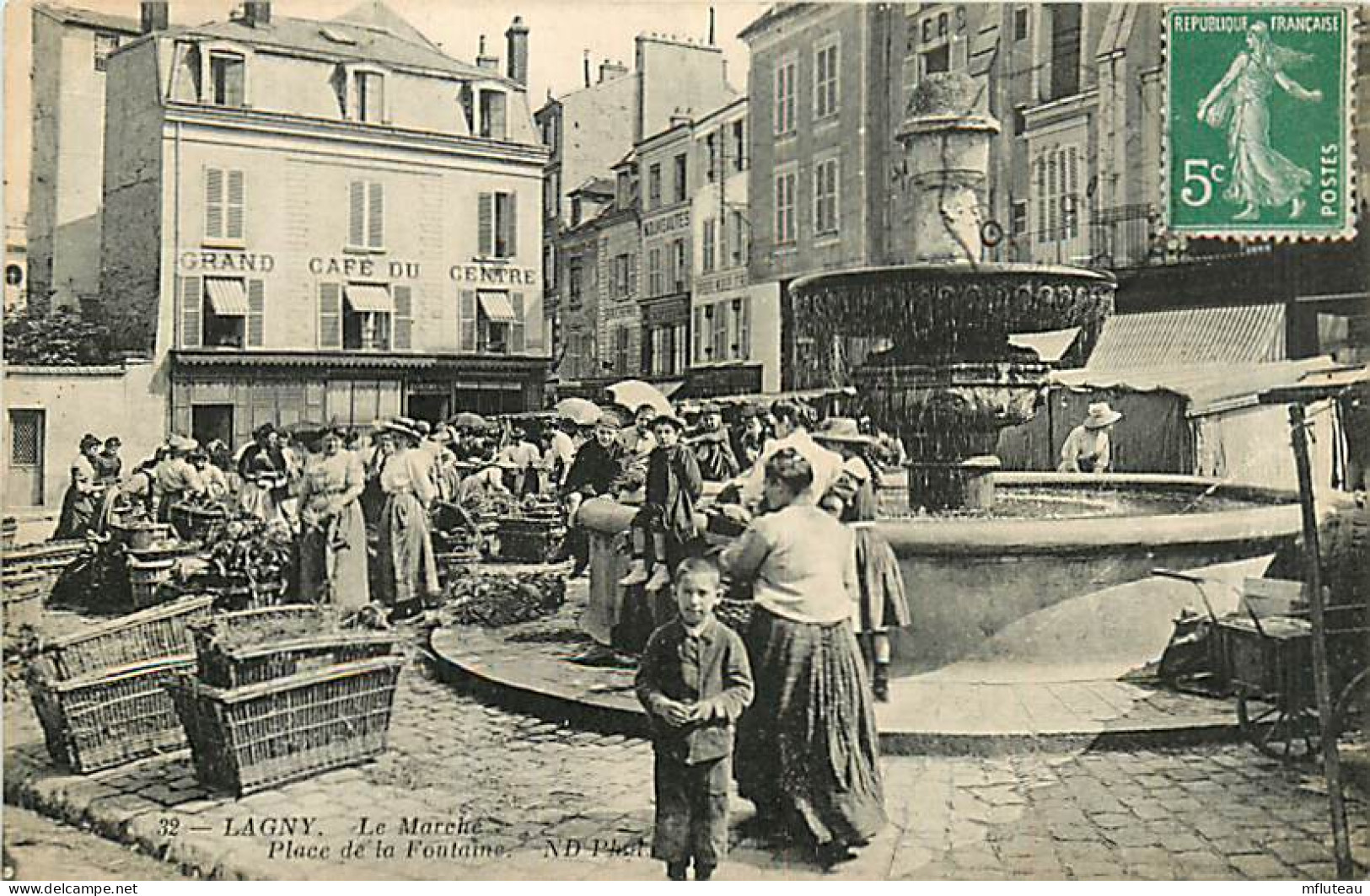 77* LAGNY Le Marche Place De La Fontaine           RL08.1040 - Lagny Sur Marne