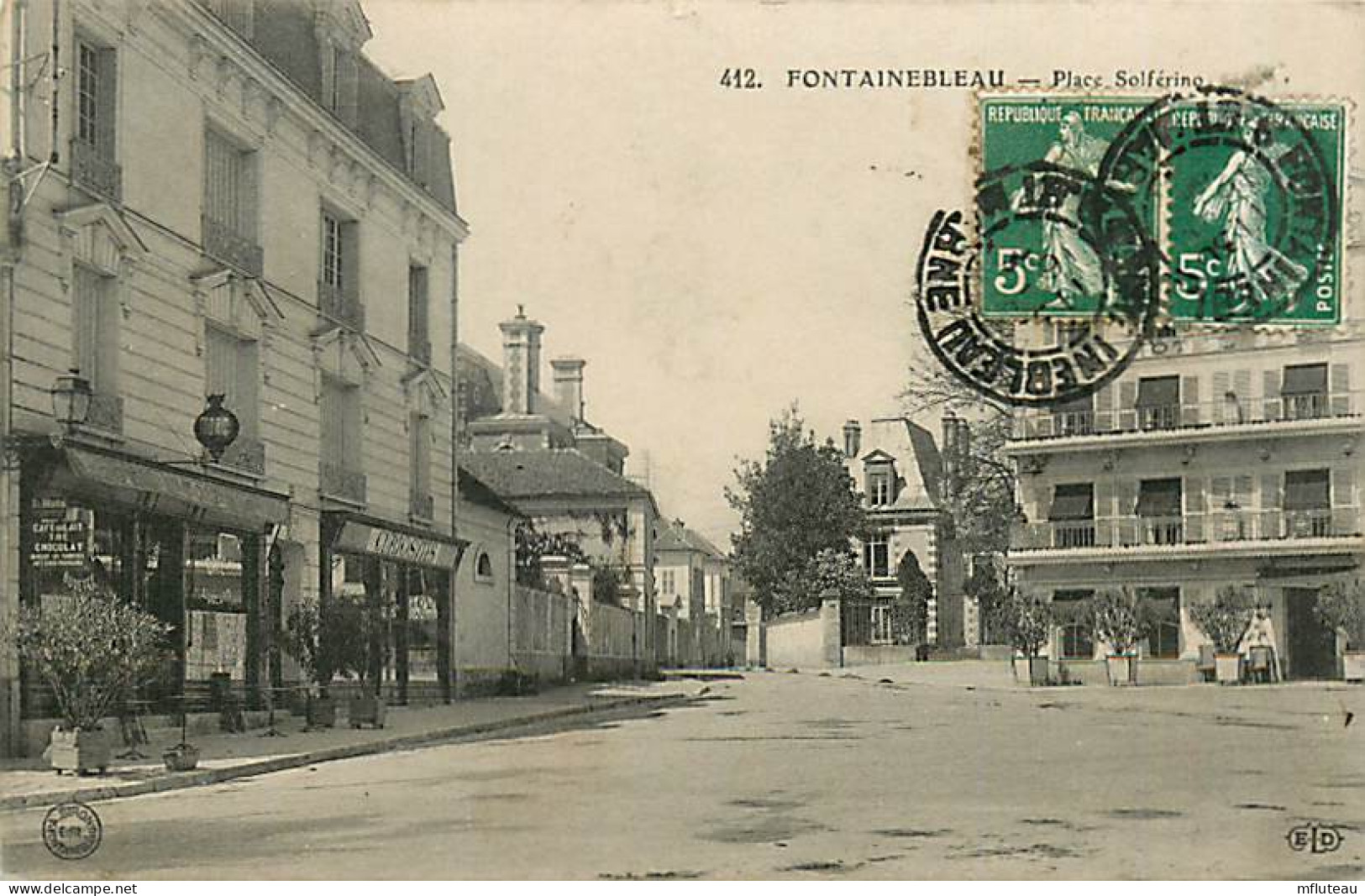 77* FONTAINEBLEAU  Place Solferino           RL08.0926 - Fontainebleau