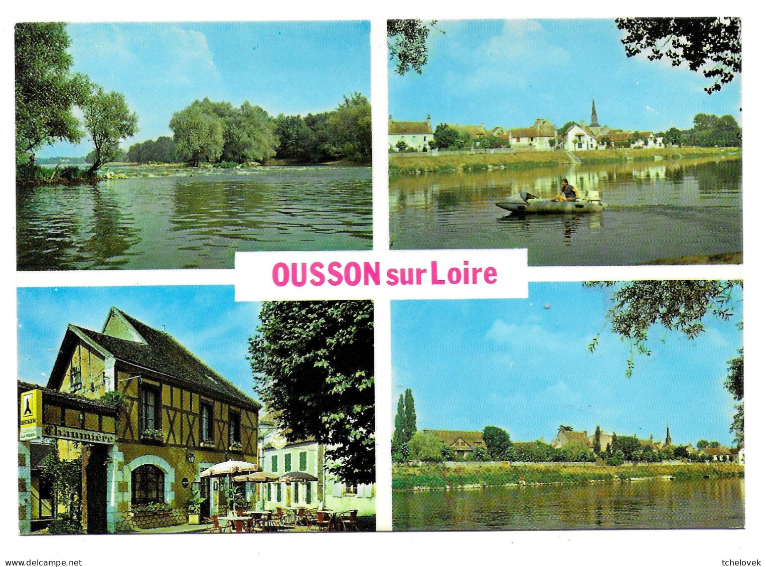 (45). Ousson Sur Loire. 8.853 Vue Générale 1974 & 12.519 (1) écrite 1978 - Autres & Non Classés