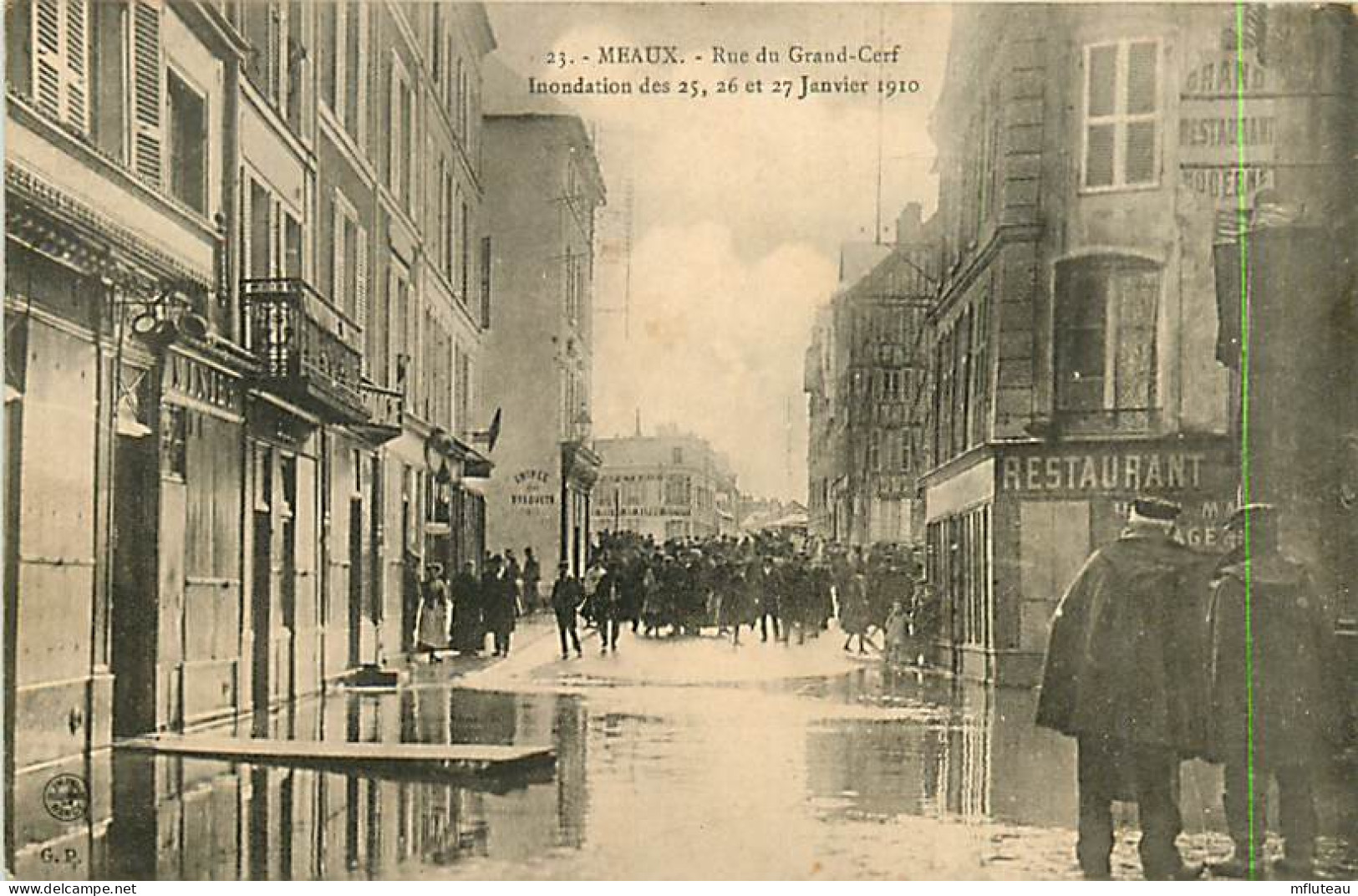 77* MEAUX  Crue 1910  Rue Du Grand Cerf          RL08.0839 - Meaux