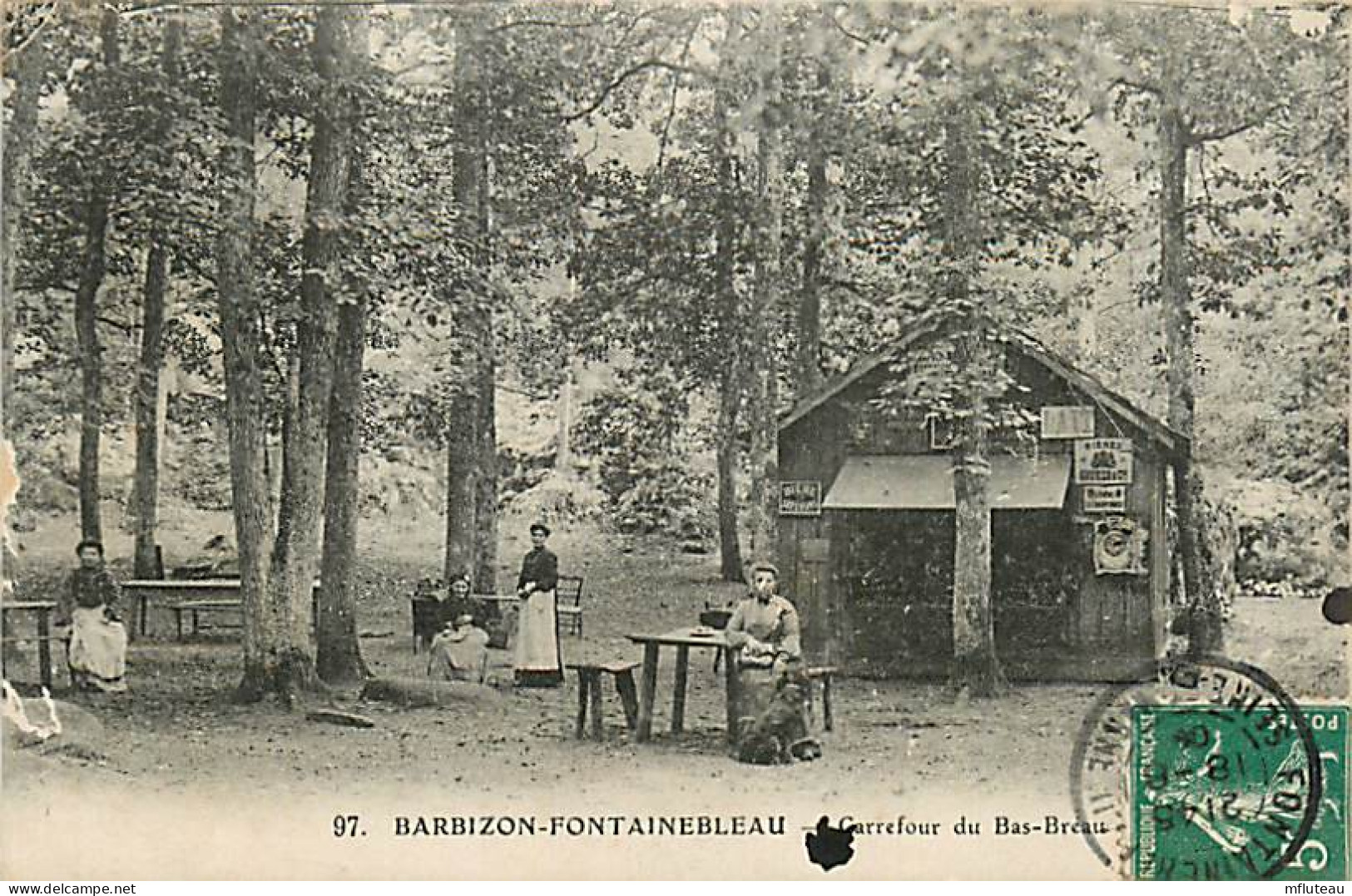 77* BARBIZON  FONTAINEBLEAU Carrefour Du Bas Breau  RL08.0732 - Barbizon