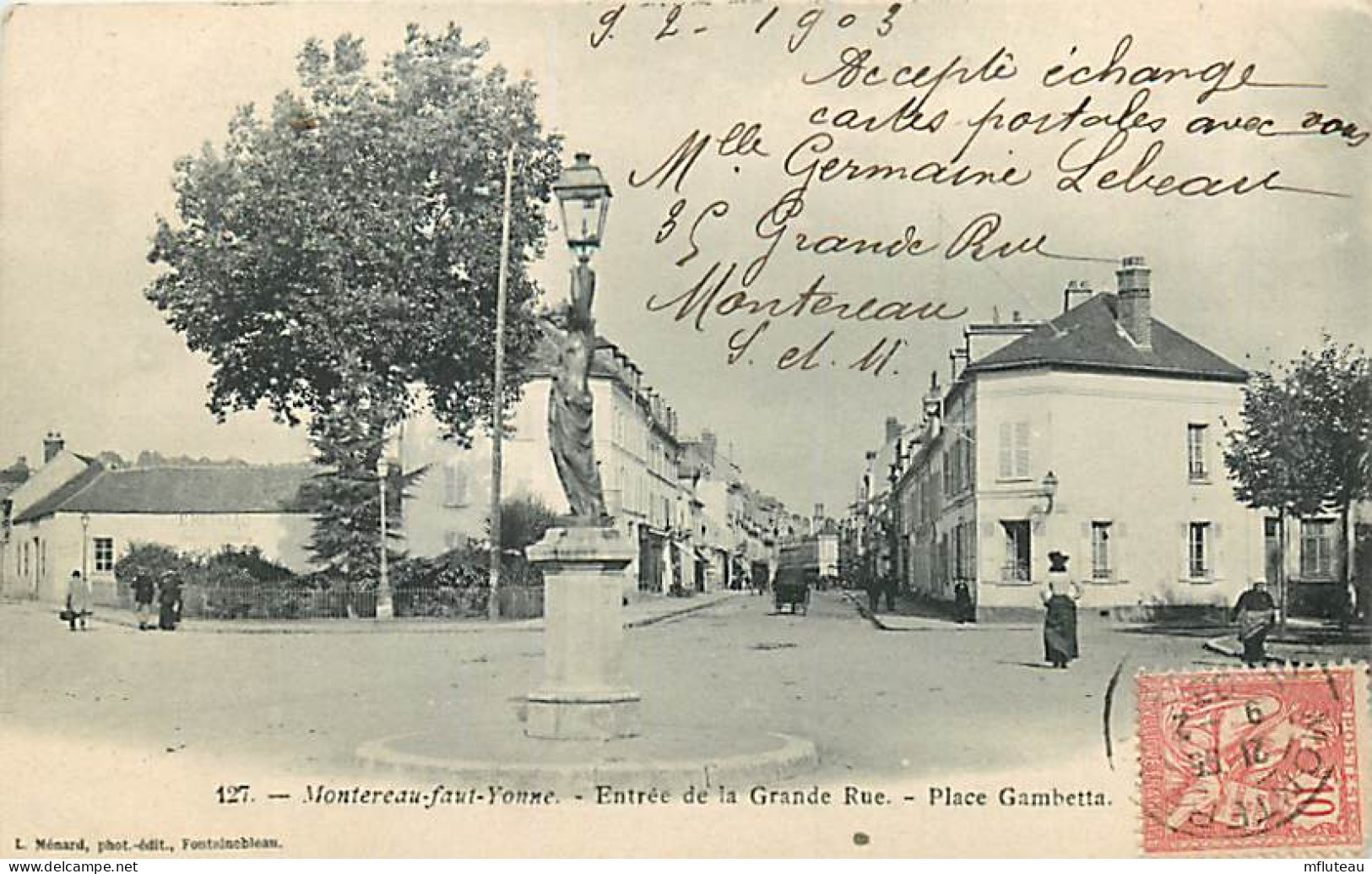 77* MONTEREAU FAUT YONNE  Place Gambetta          RL08.0652 - Montereau