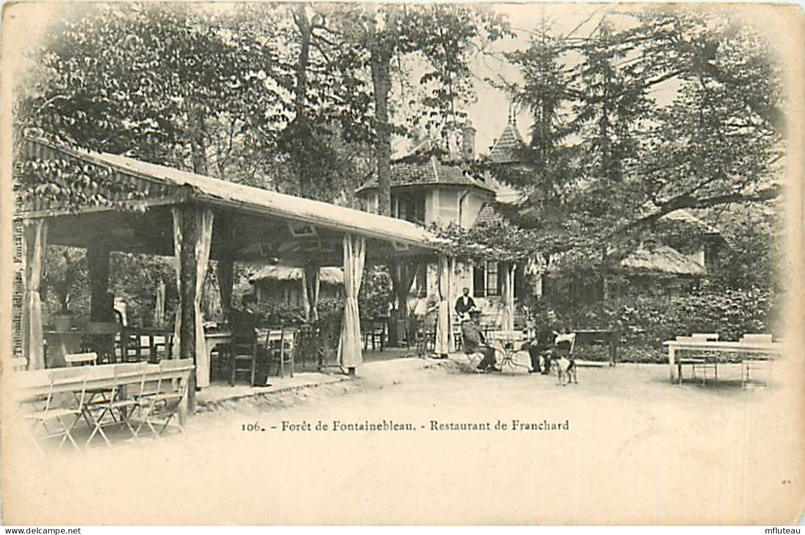 77* FONTAINEBLEAU    Restaurant De Franchard         RL08.0632 - Fontainebleau