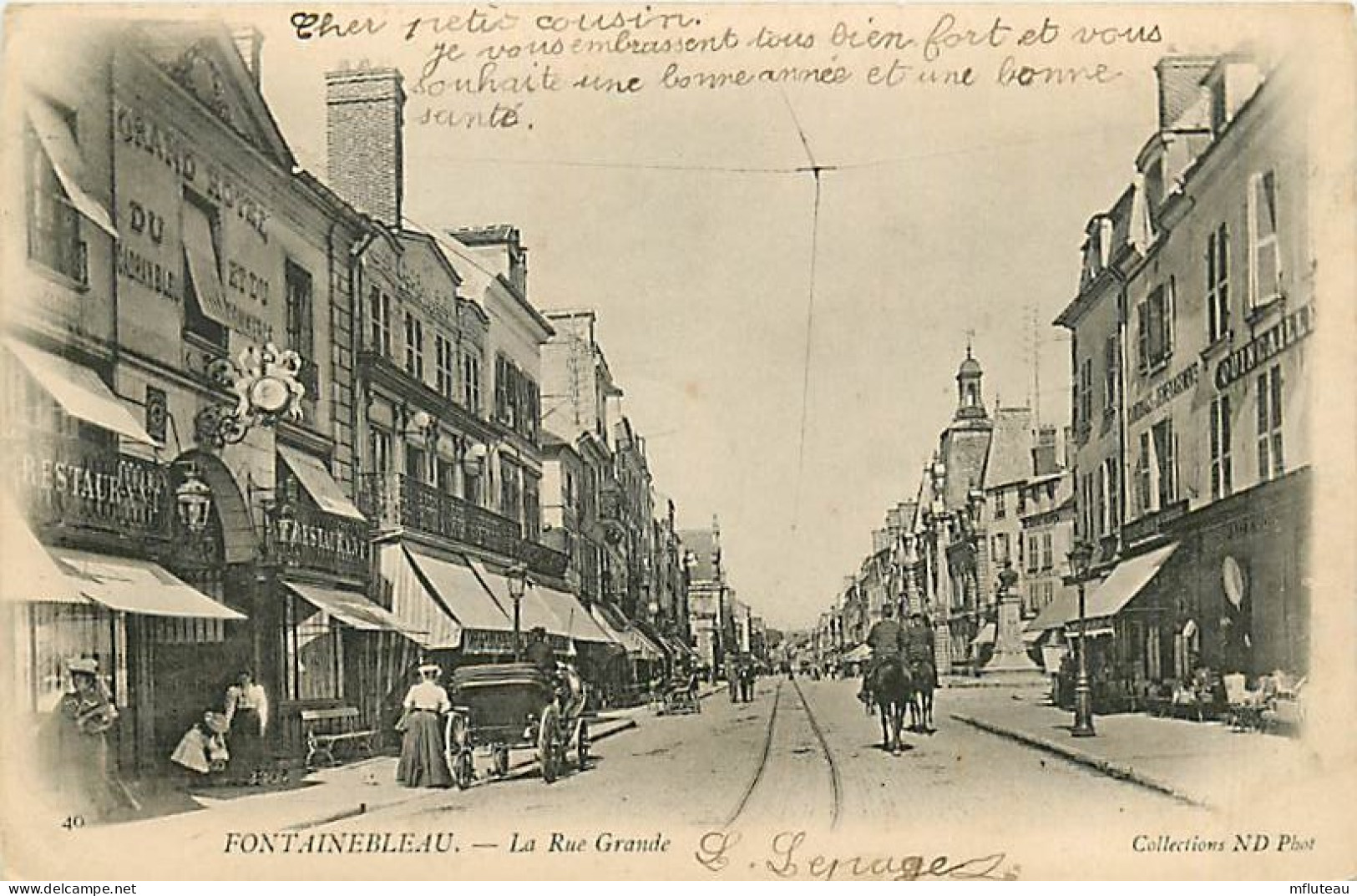 77* FONTAINEBLEAU     Rue Grande         RL08.0629 - Fontainebleau