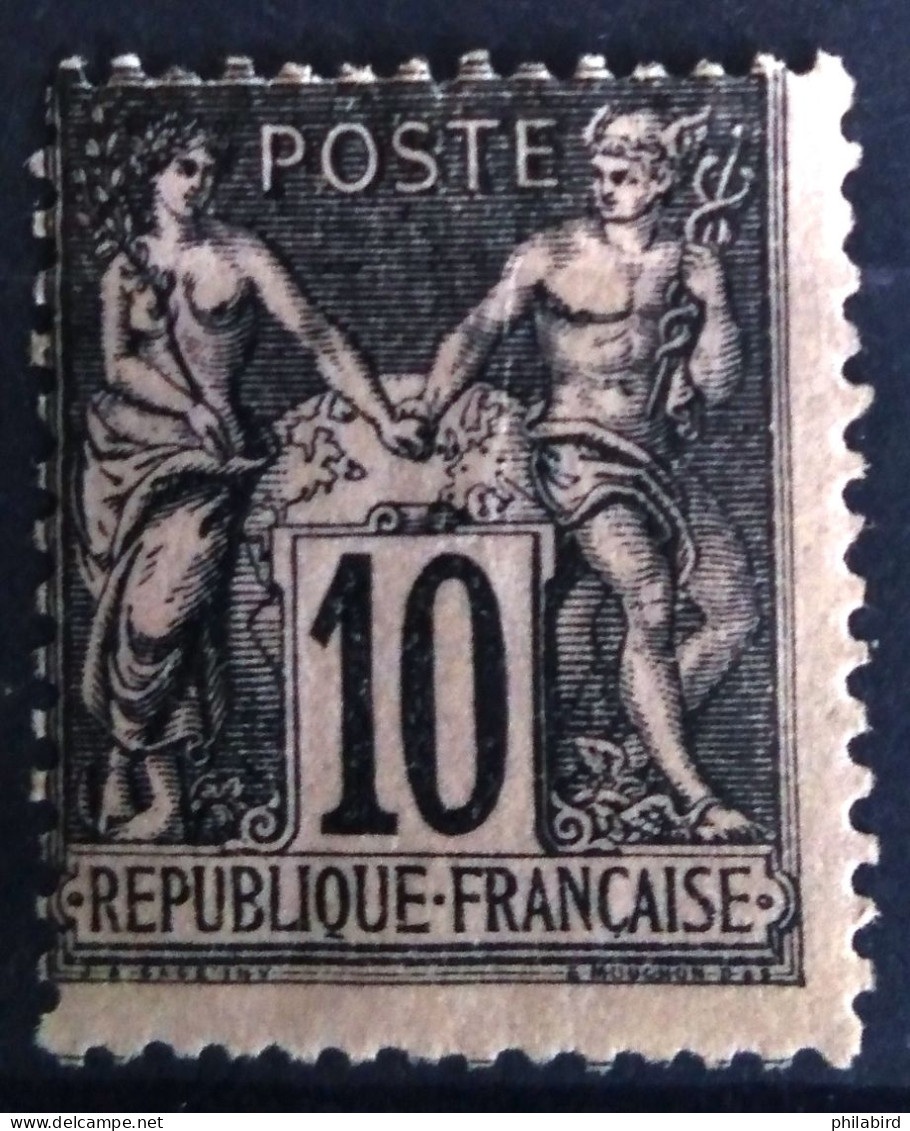 FRANCE                      N° 103                  NEUF*              Cote :   45 € - 1898-1900 Sage (Type III)