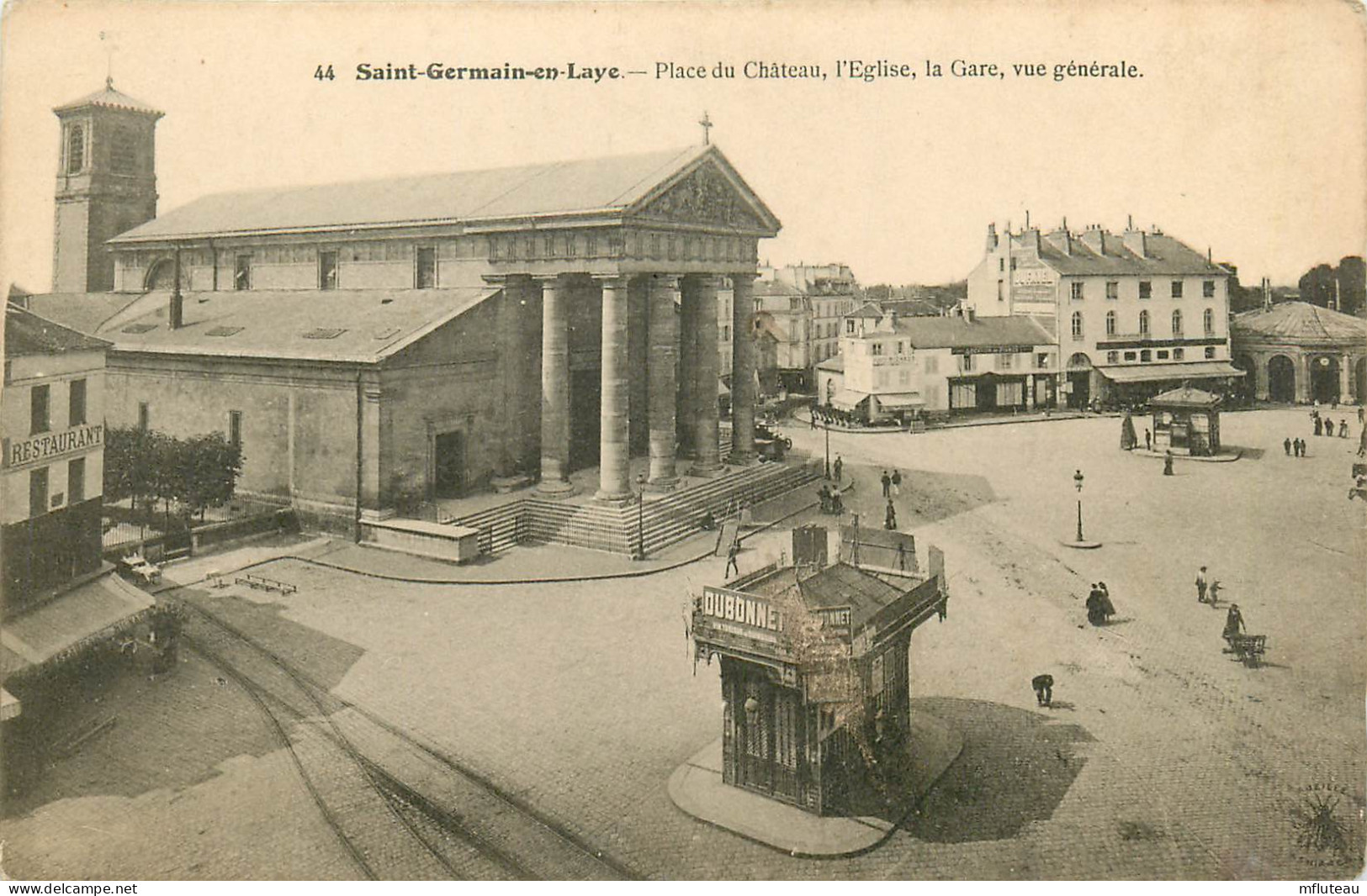 78* ST GERMAIN EN LAYE     Place Du 5555  Eglise  Gare     RL09.0189 - St. Germain En Laye