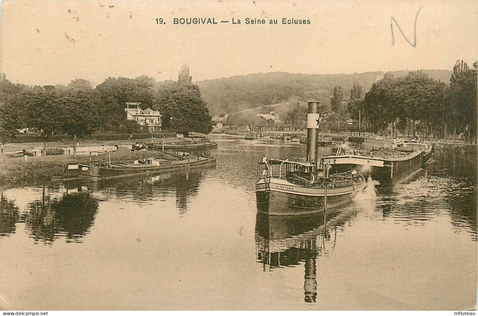 78* BOUGIVAL  La Seine  Ecluses        RL09.0177 - Bougival