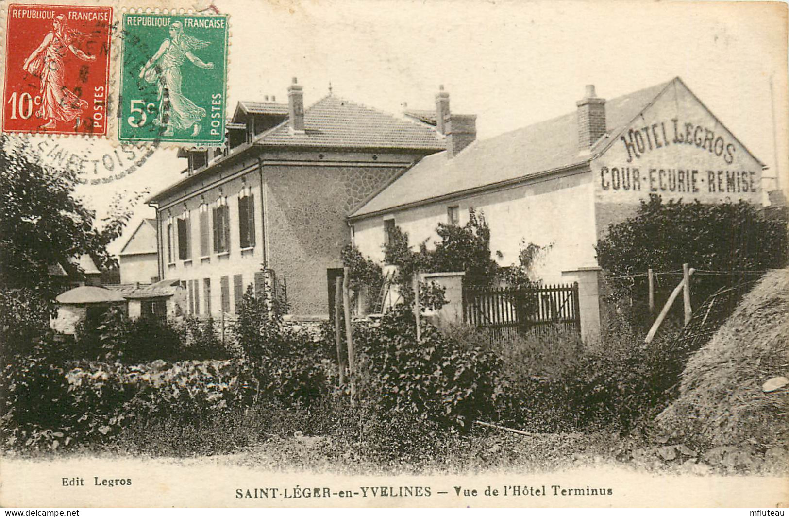 78* ST LEGER EN YVELINES  Hotel Terminus        RL09.0176 - St. Leger En Yvelines
