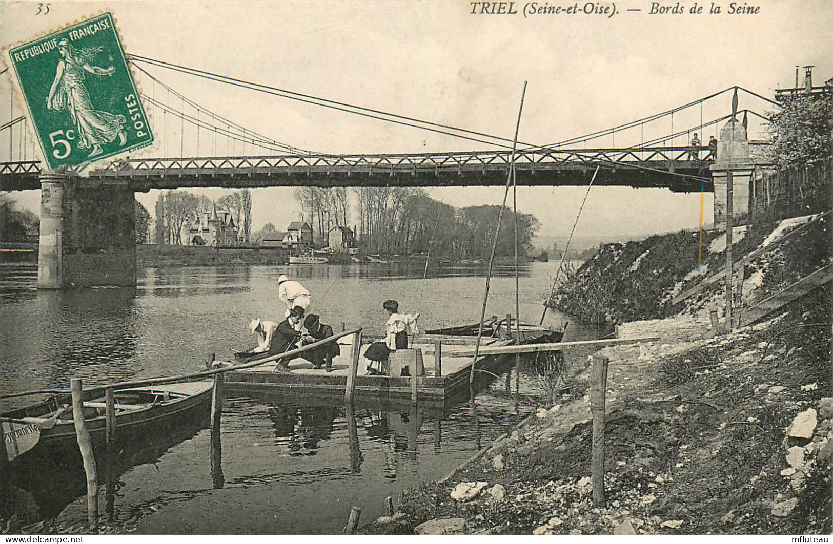 78* TRIEL Bords De Seine  Laveuses        RL09.0157 - Triel Sur Seine