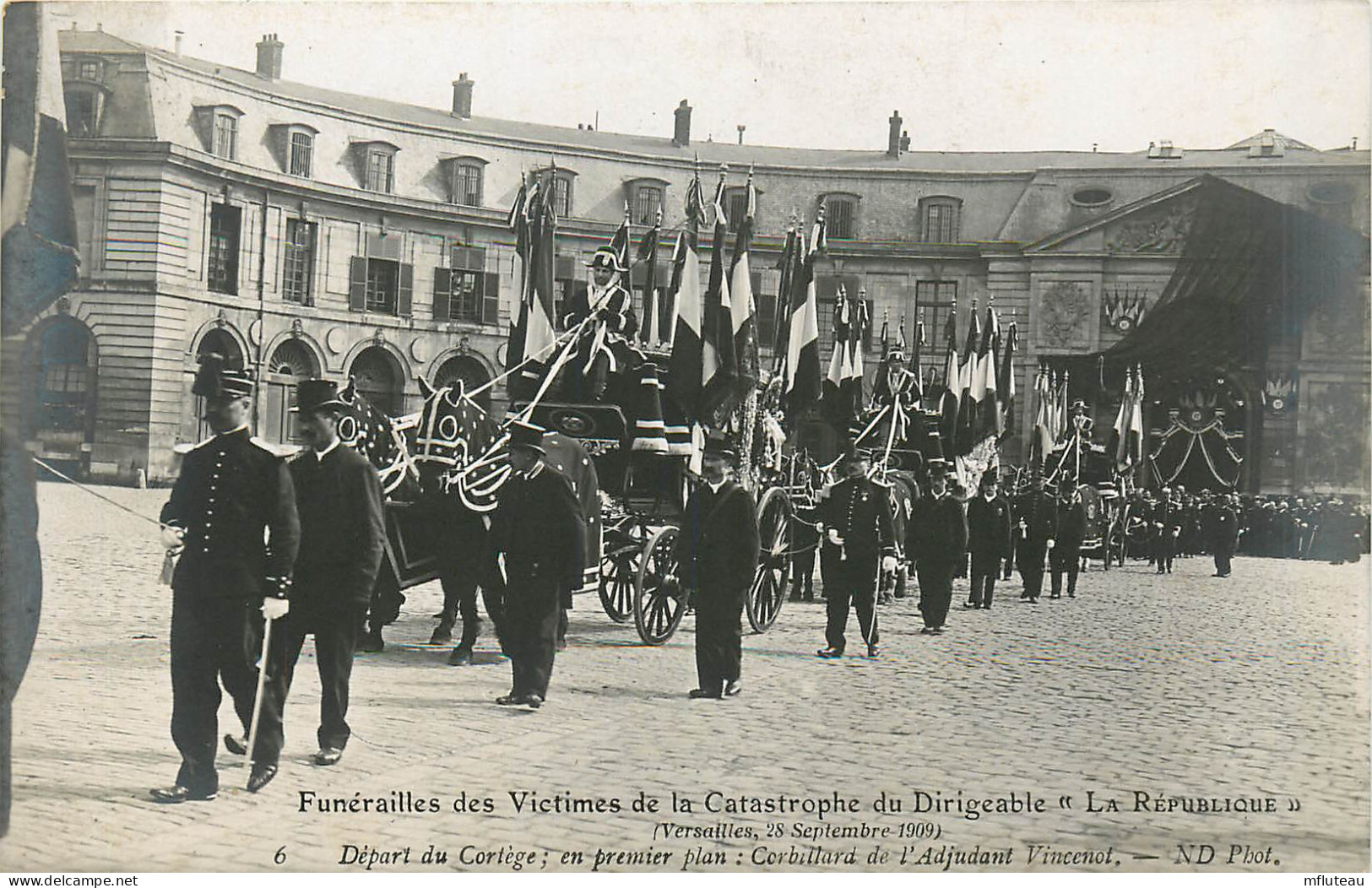 78* VERSAILLES Funerailles Victimes « republique »  Adjt Vincenot   RL09.0116 - Versailles