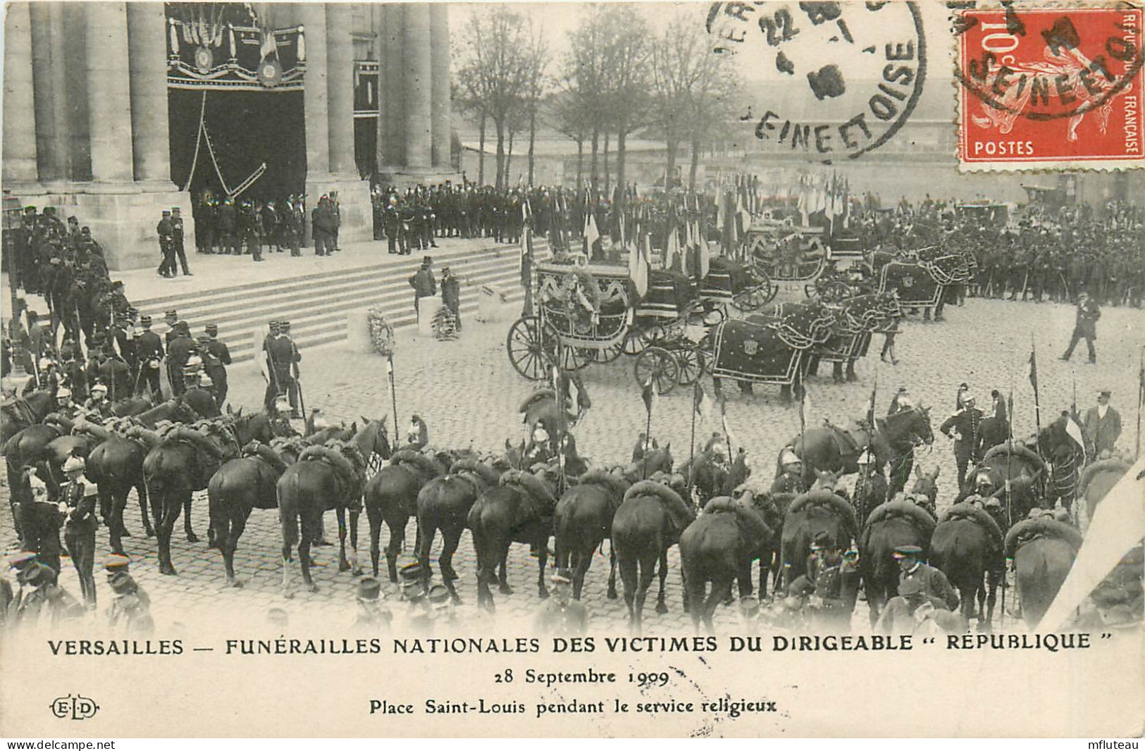 78* VERSAILLES Funerailles Victimes « republique »  1909      RL09.0115 - Versailles
