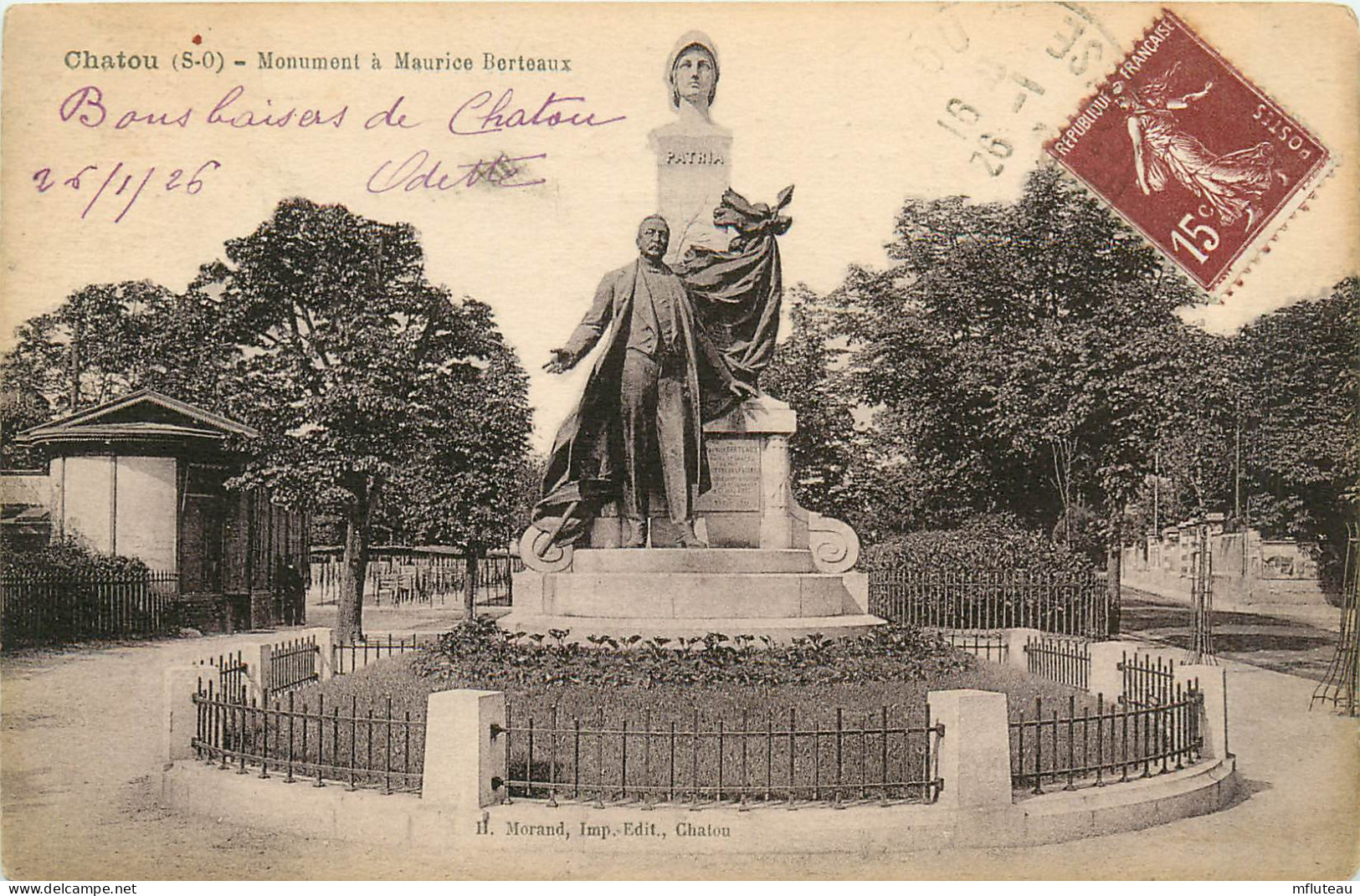 78* CHATOU   Monument Berteaux     RL09.0106 - Chatou